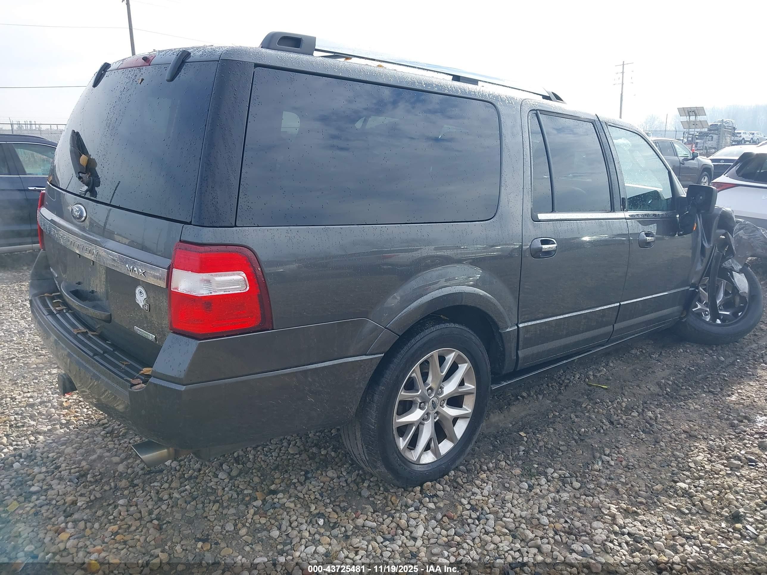 2015 Ford Expedition Max Limited Gray vin: 1FMJK2AT8FEF27133