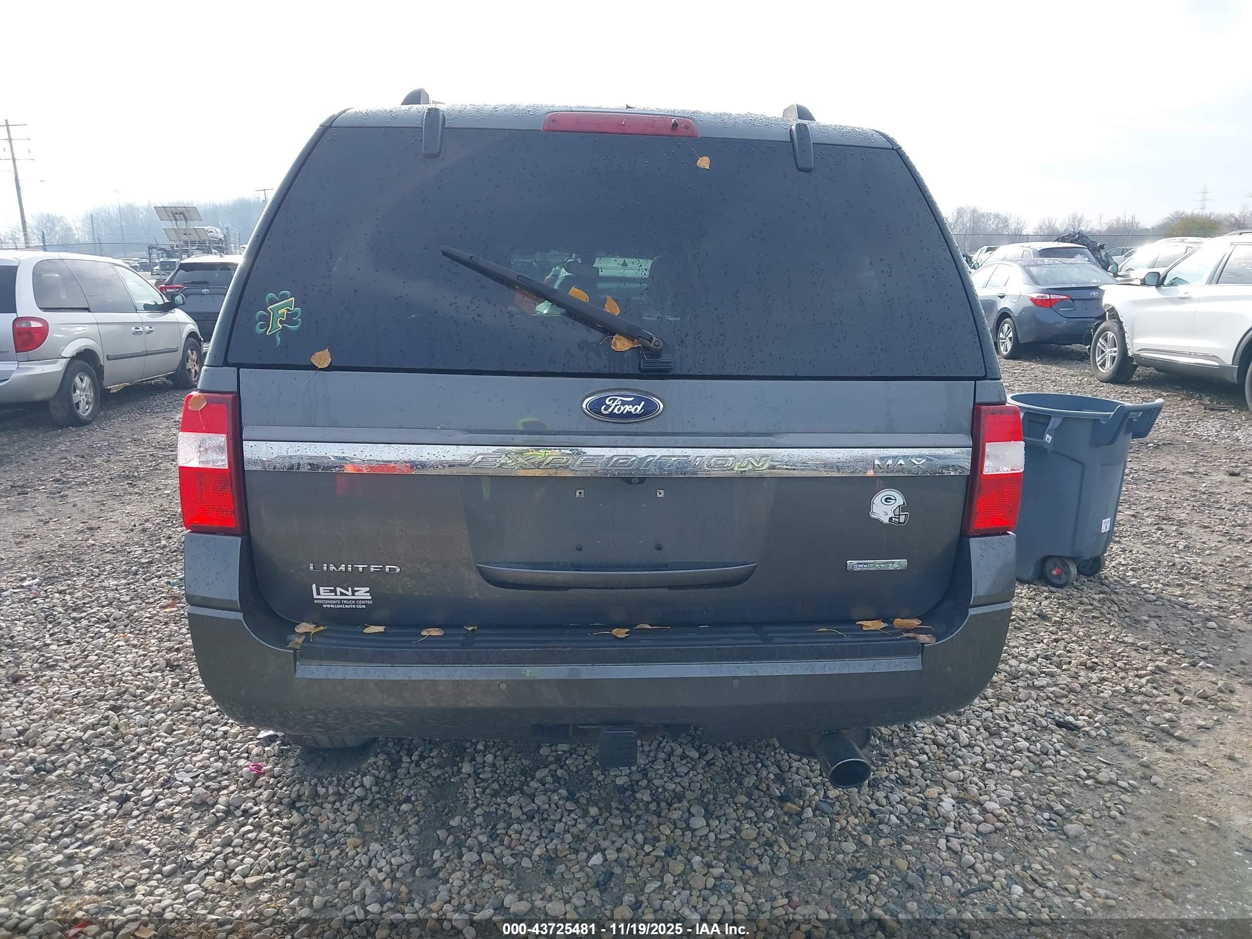 2015 Ford Expedition Max Limited Gray vin: 1FMJK2AT8FEF27133