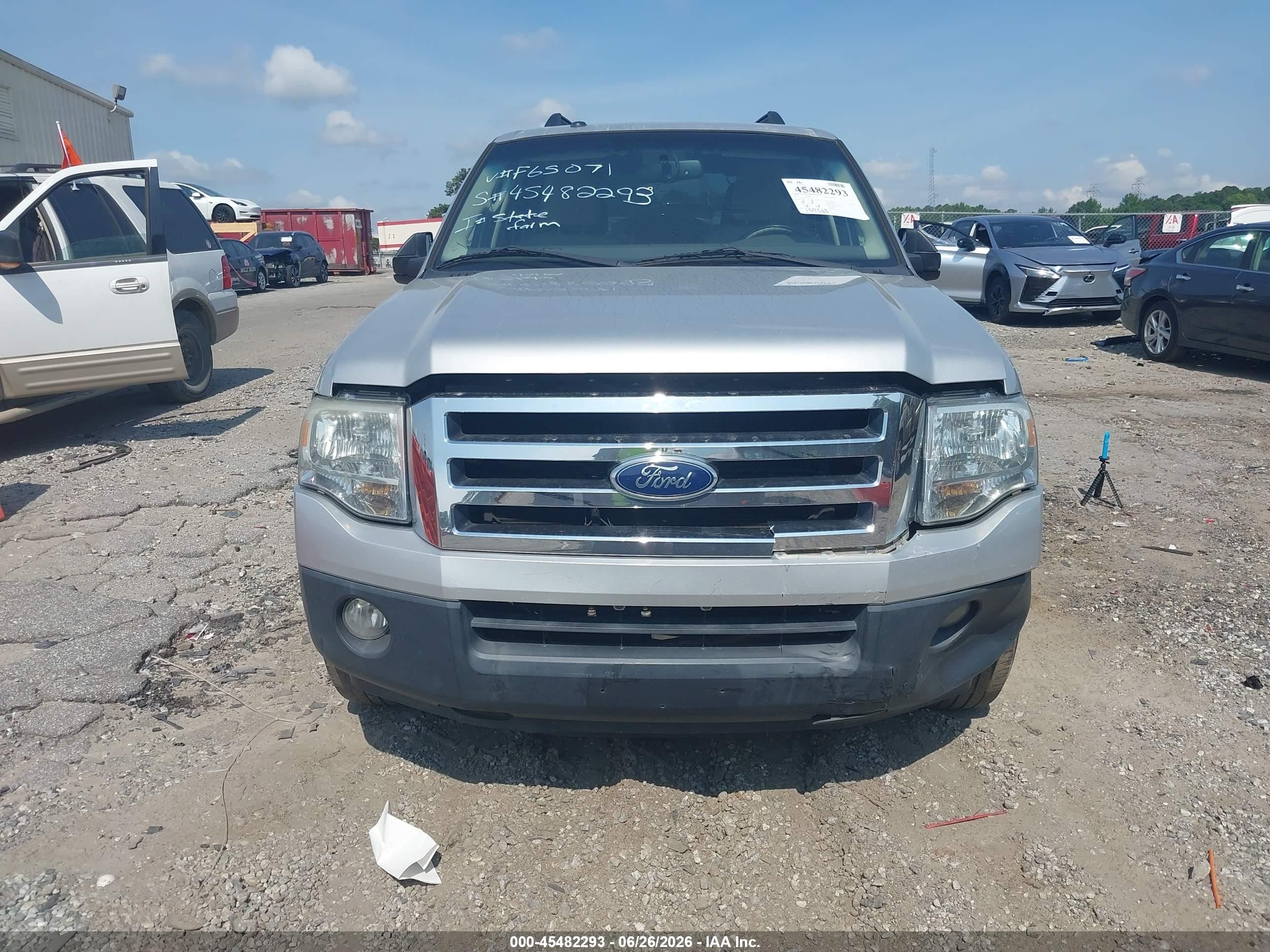 2012 Ford Expedition Xl Silver vin: 1FMJU1F51CEF65071