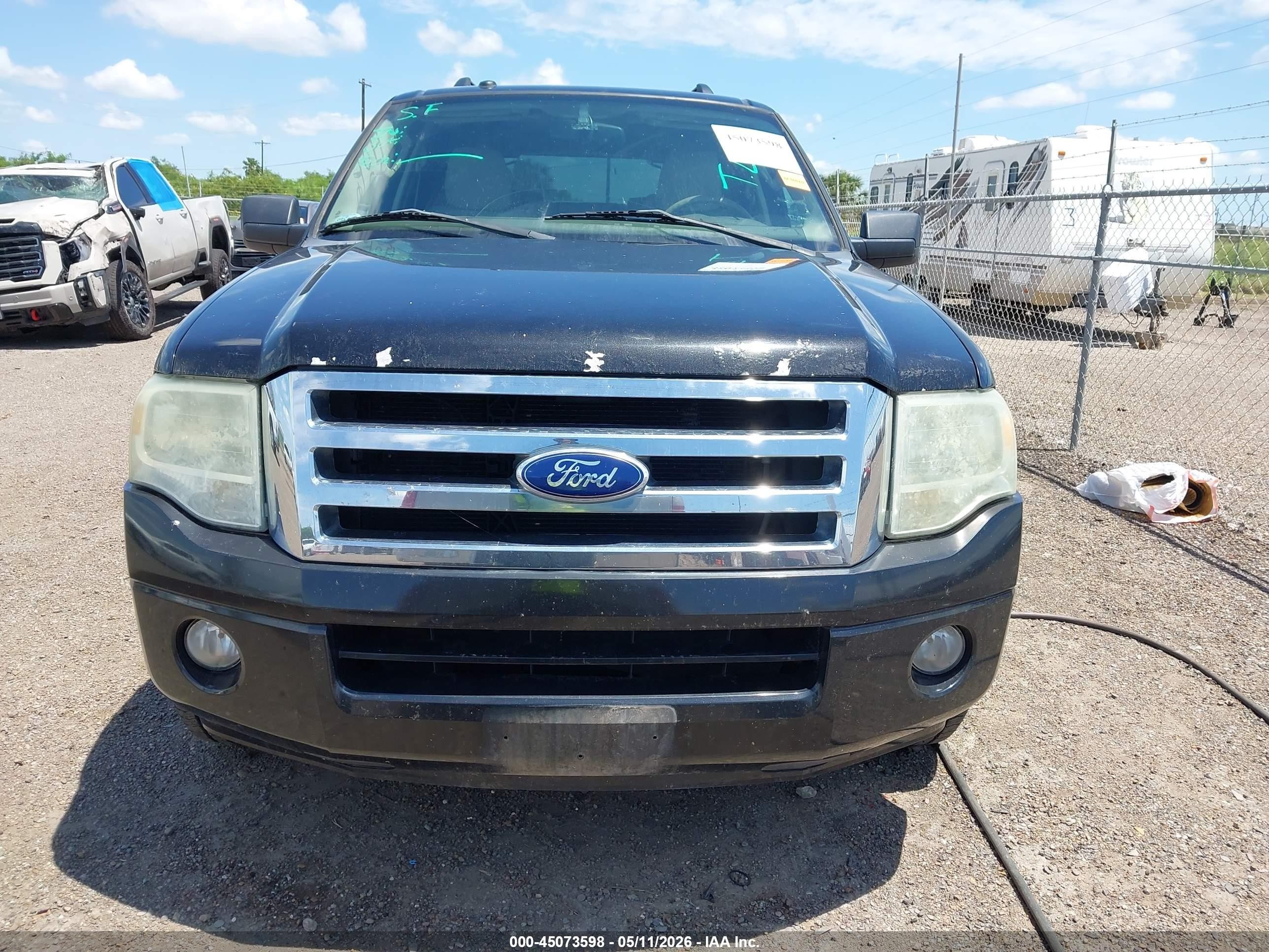 2010 Ford Expedition Xlt Black vin: 1FMJU1F57AEB53699