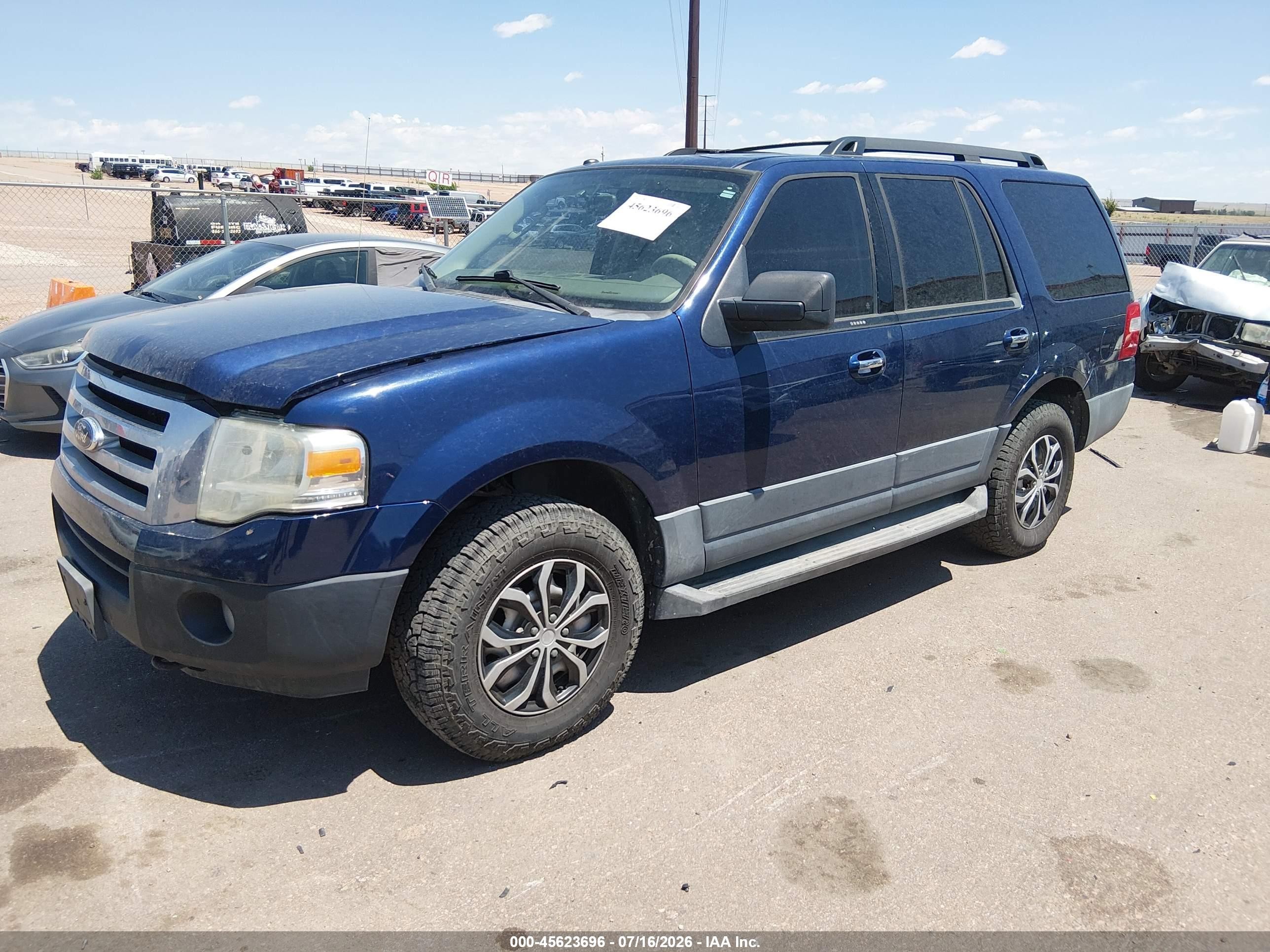 2012 Ford Expedition Xl Blue vin: 1FMJU1G52CEF57270
