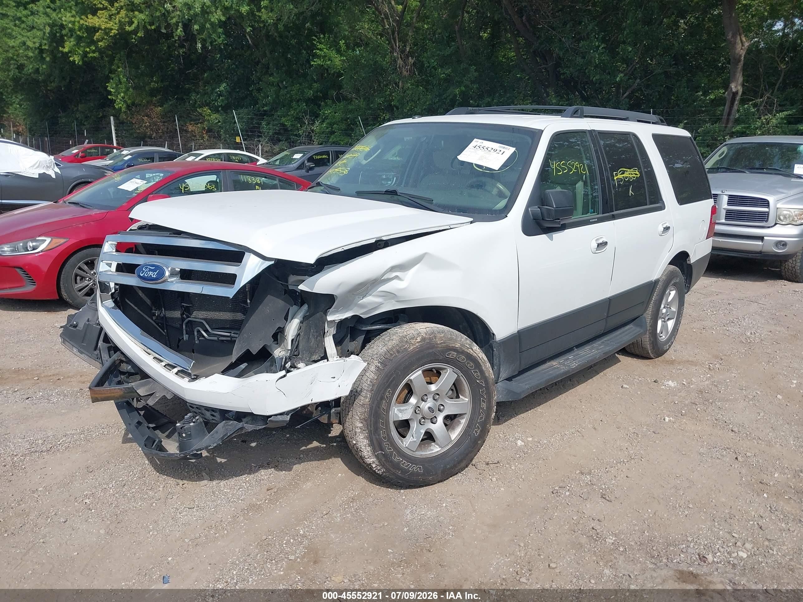2011 Ford Expedition Xl White vin: 1FMJU1G54BEF50853