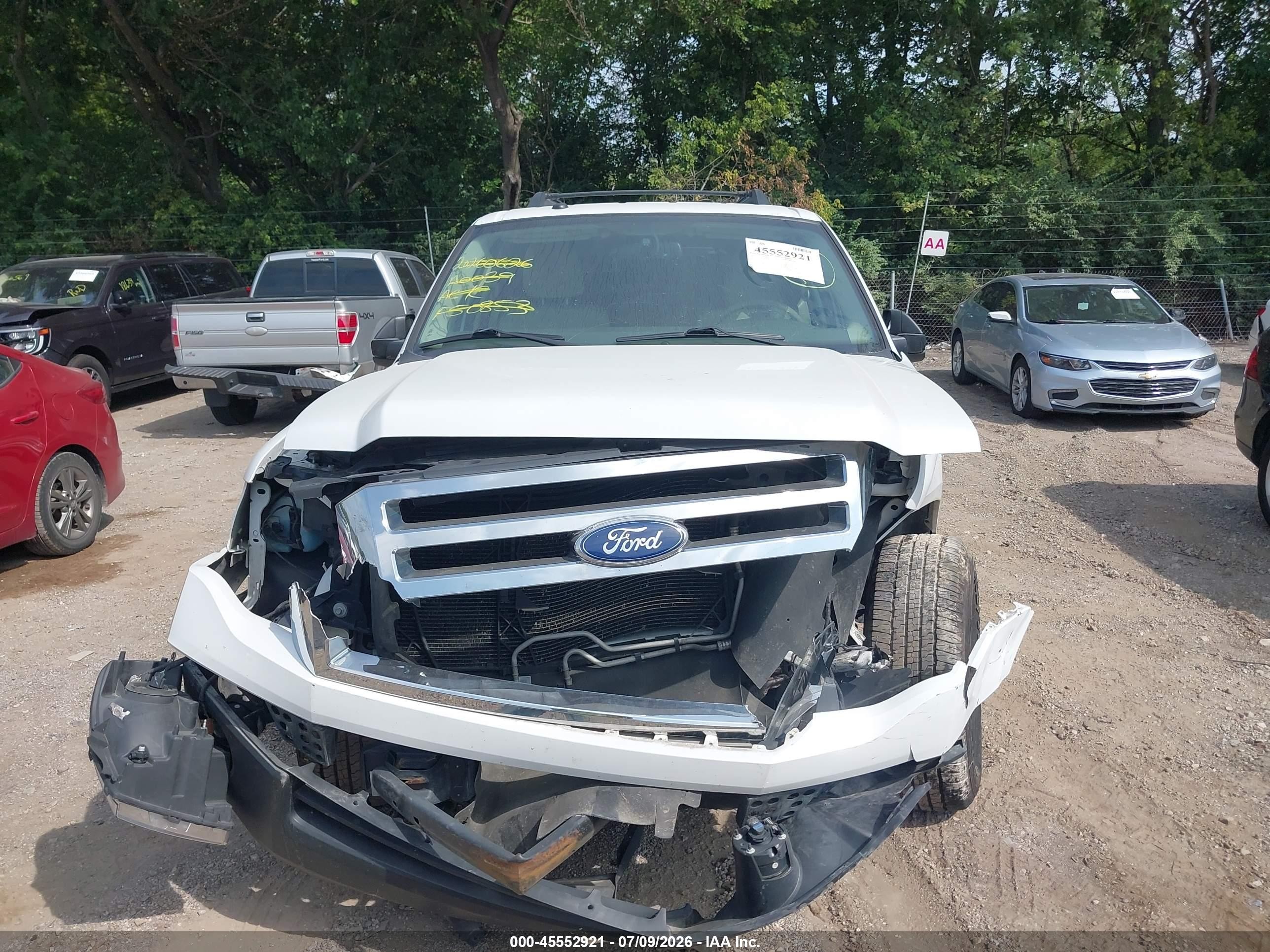 2011 Ford Expedition Xl White vin: 1FMJU1G54BEF50853
