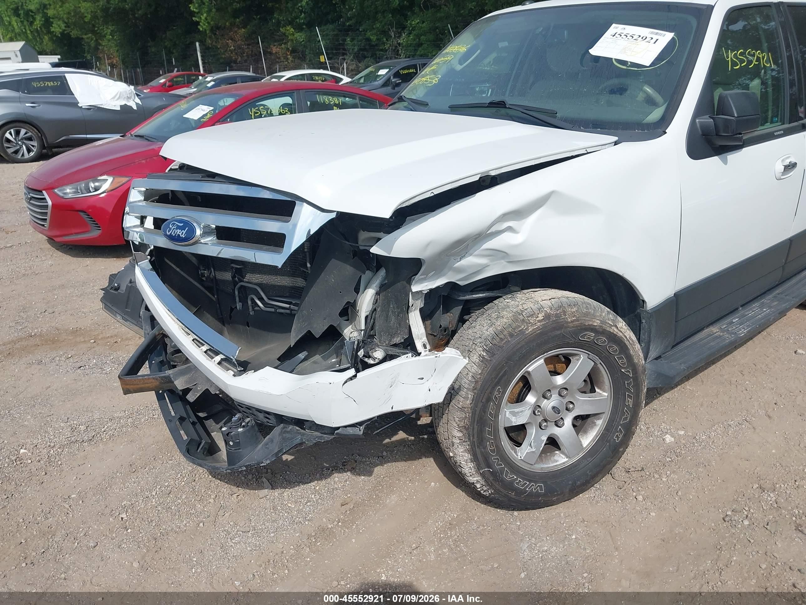 2011 Ford Expedition Xl White vin: 1FMJU1G54BEF50853
