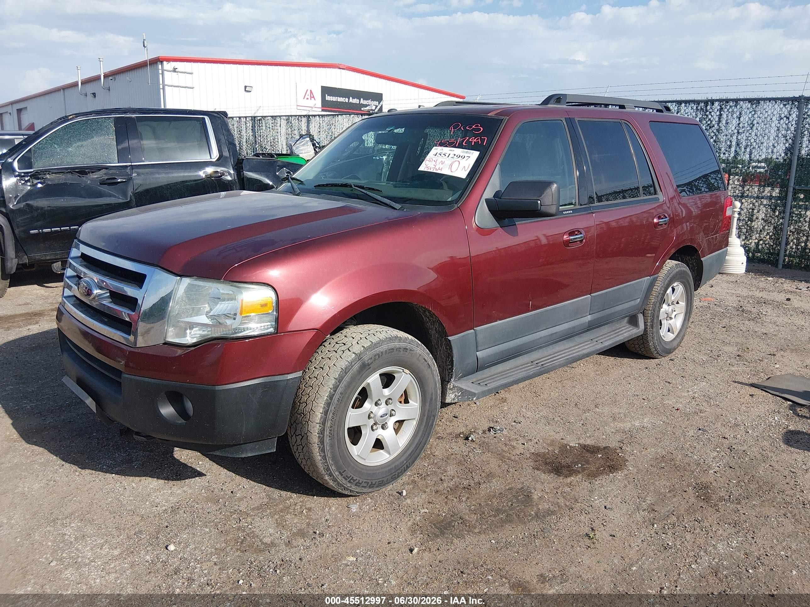 2012 Ford Expedition Xl Maroon vin: 1FMJU1G55CEF52757