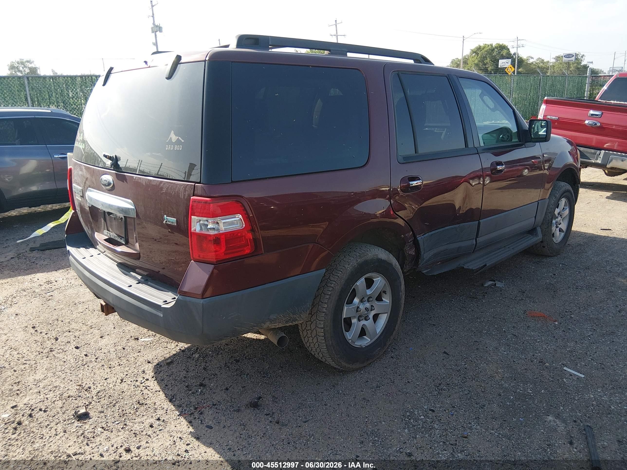 2012 Ford Expedition Xl Maroon vin: 1FMJU1G55CEF52757