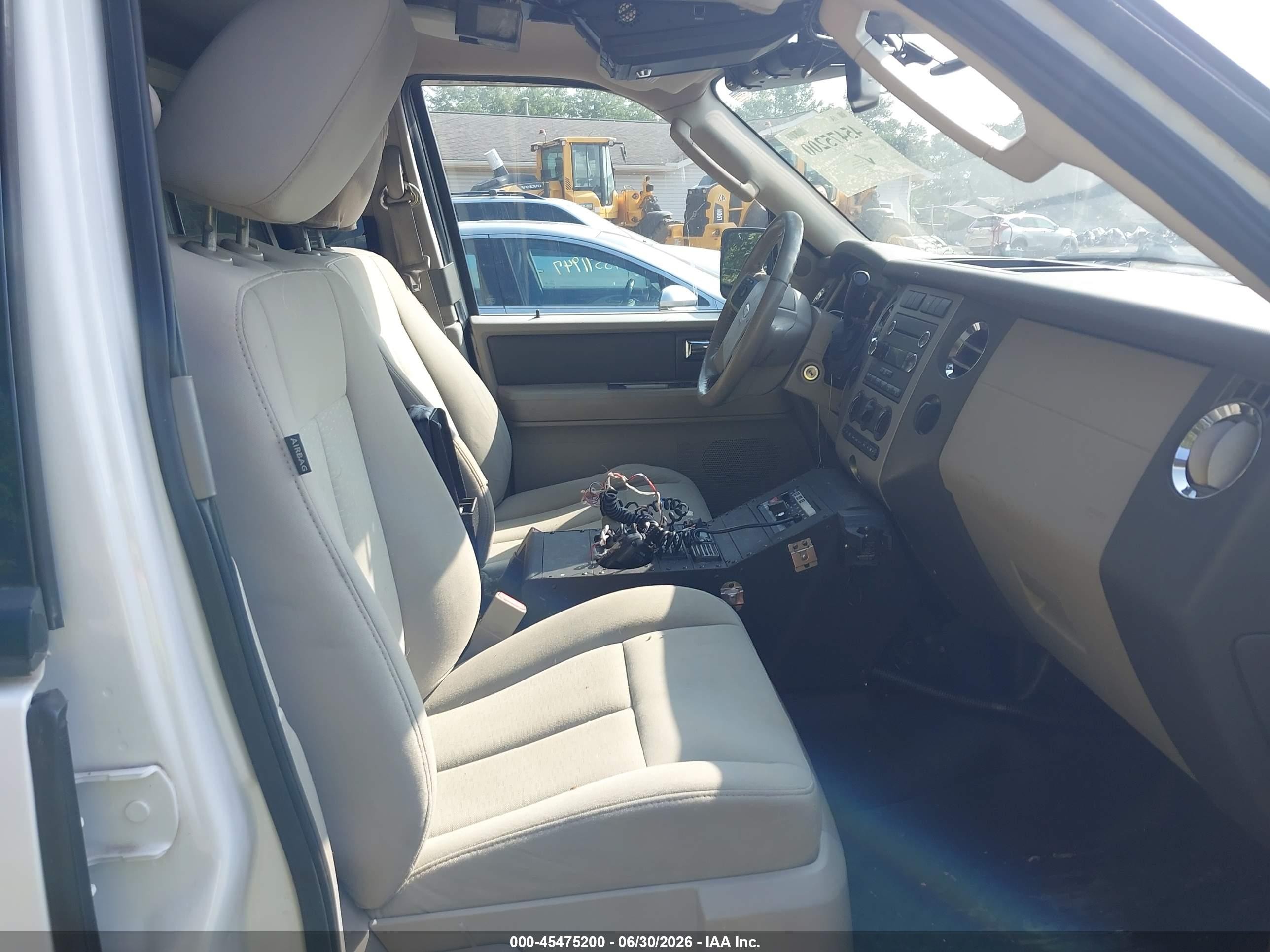 2011 Ford Expedition Xl White vin: 1FMJU1G58BEF13756