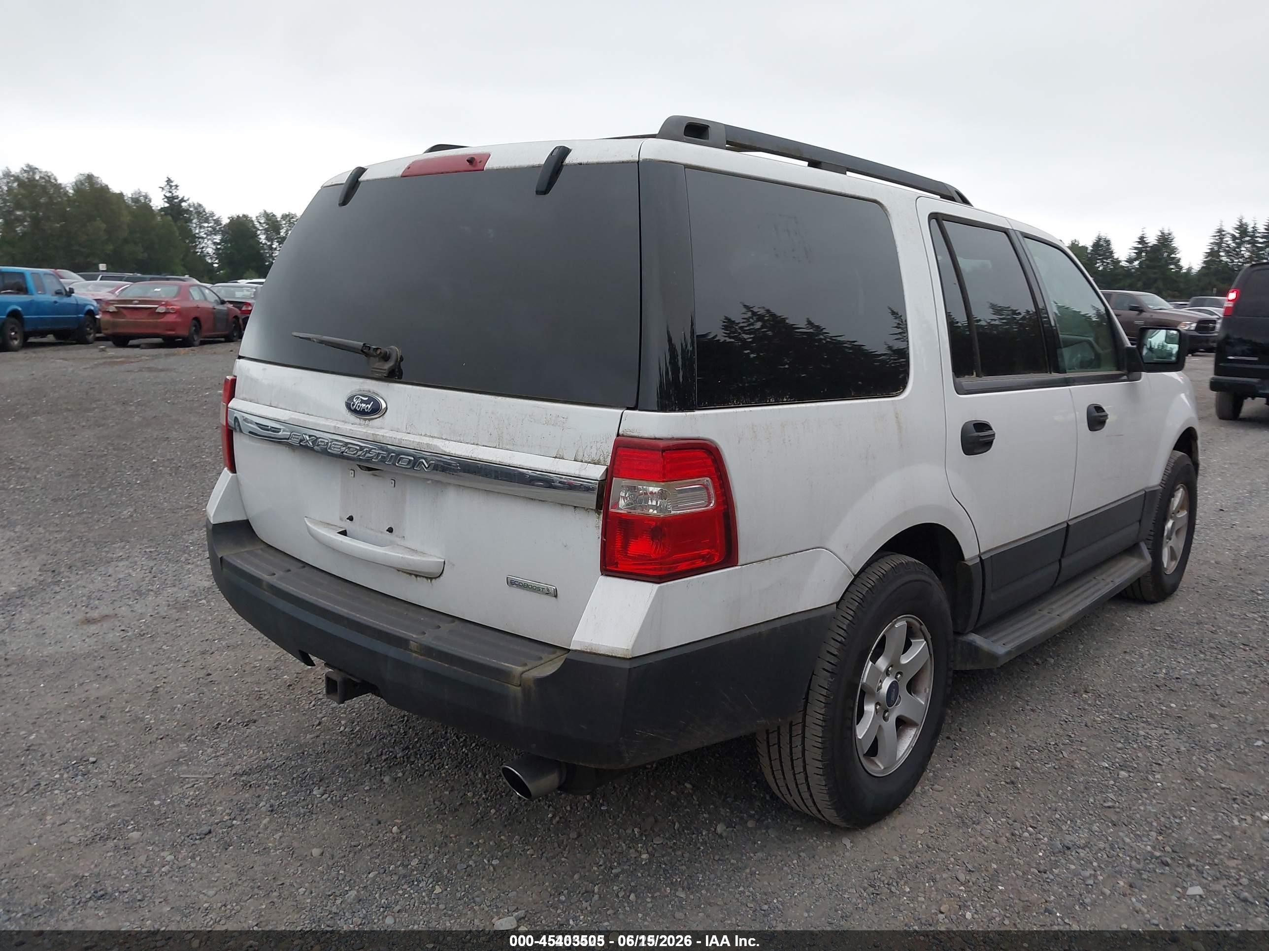 2015 Ford Expedition Xl White vin: 1FMJU1GT0FEF45735