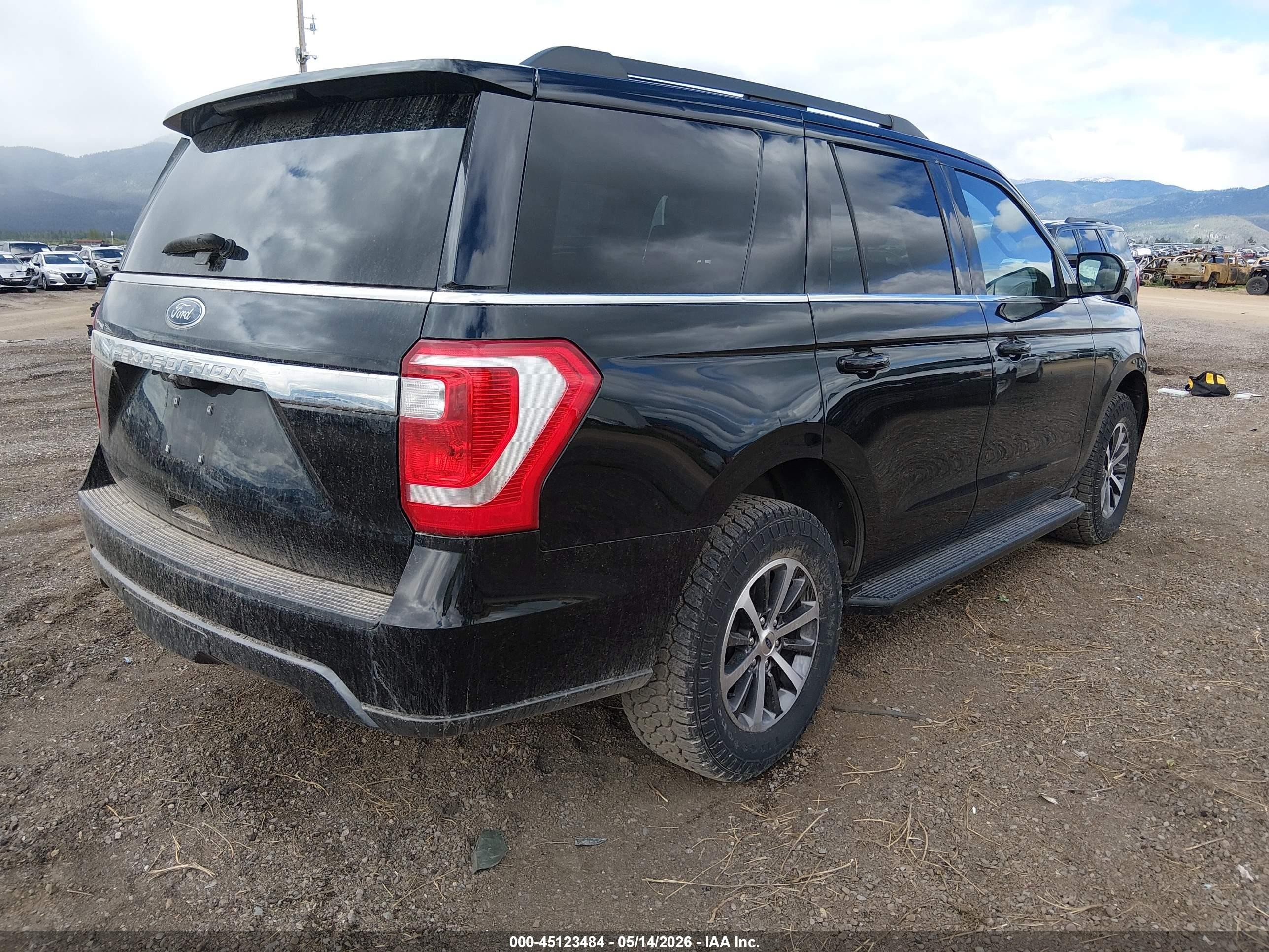 2020 Ford Expedition Xl Black vin: 1FMJU1GT0LEA81941