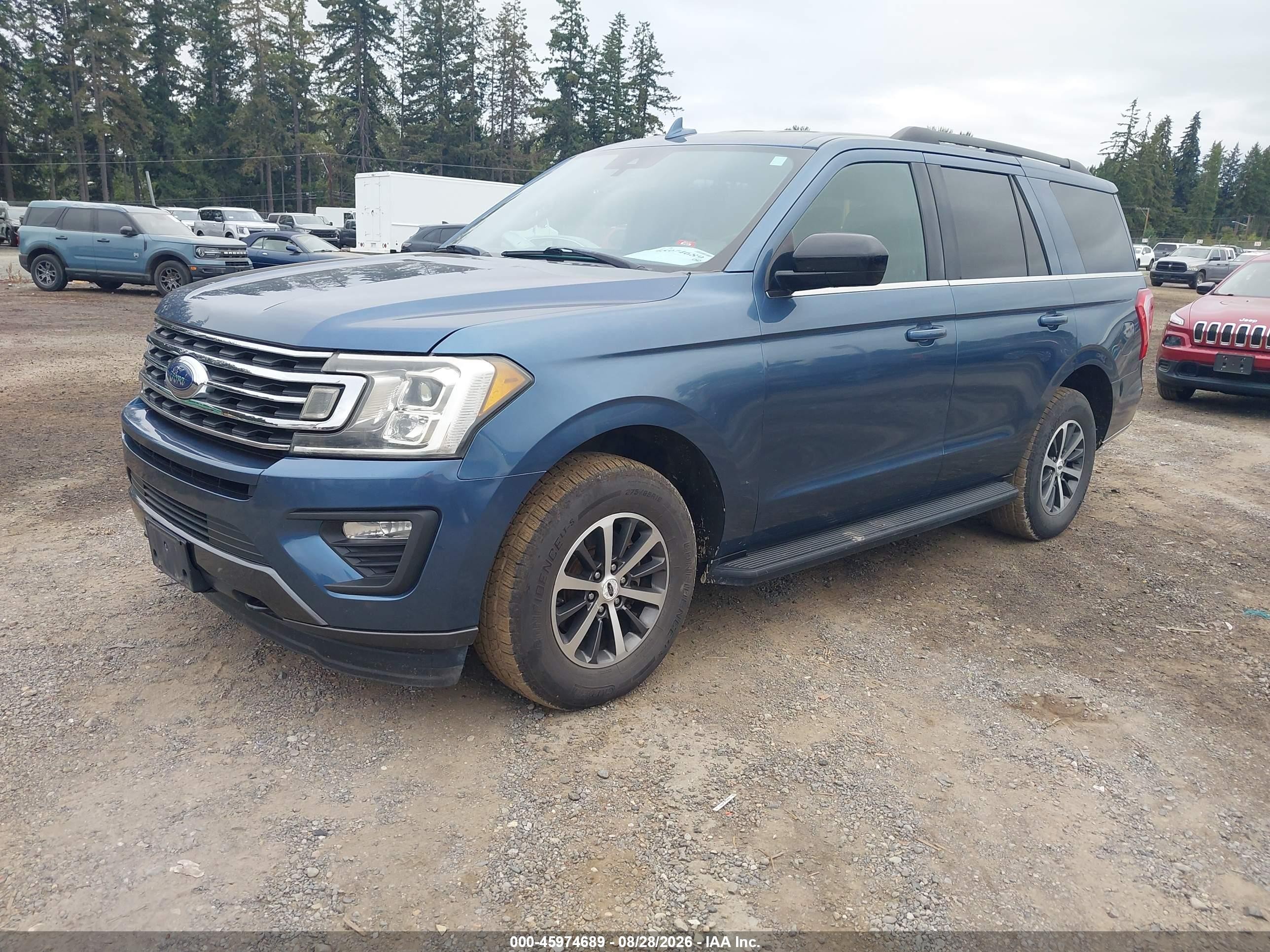 2020 Ford Expedition Xl Blue vin: 1FMJU1GT2LEA53350