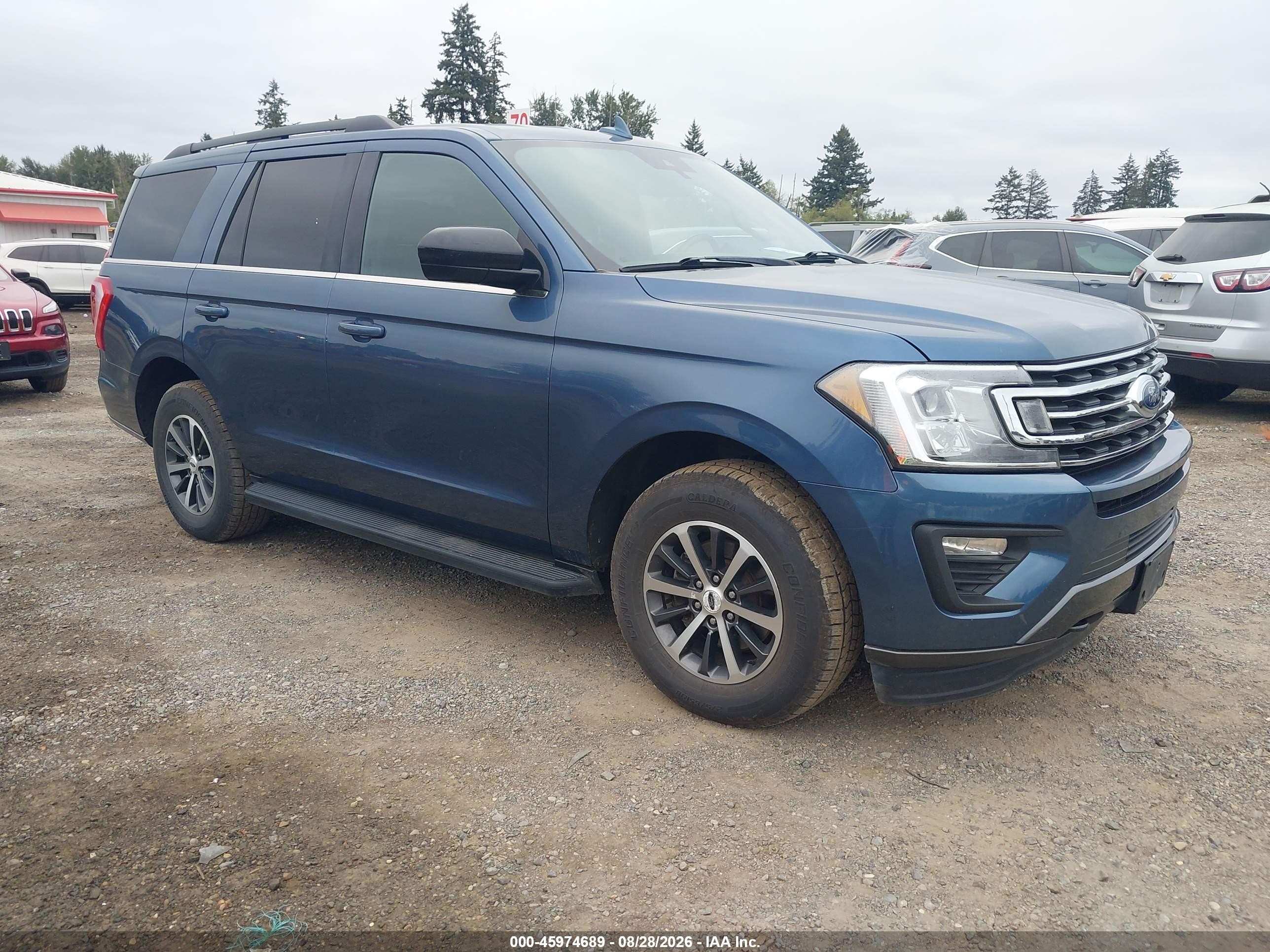 2020 Ford Expedition Xl Blue vin: 1FMJU1GT2LEA53350
