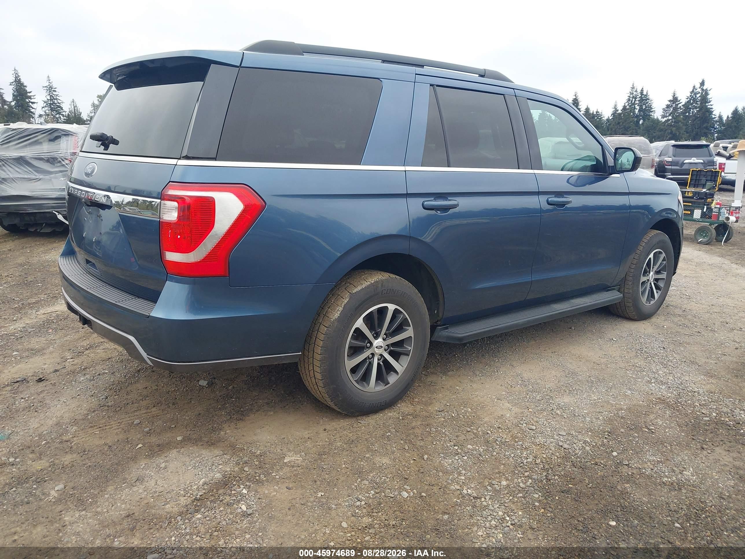 2020 Ford Expedition Xl Blue vin: 1FMJU1GT2LEA53350
