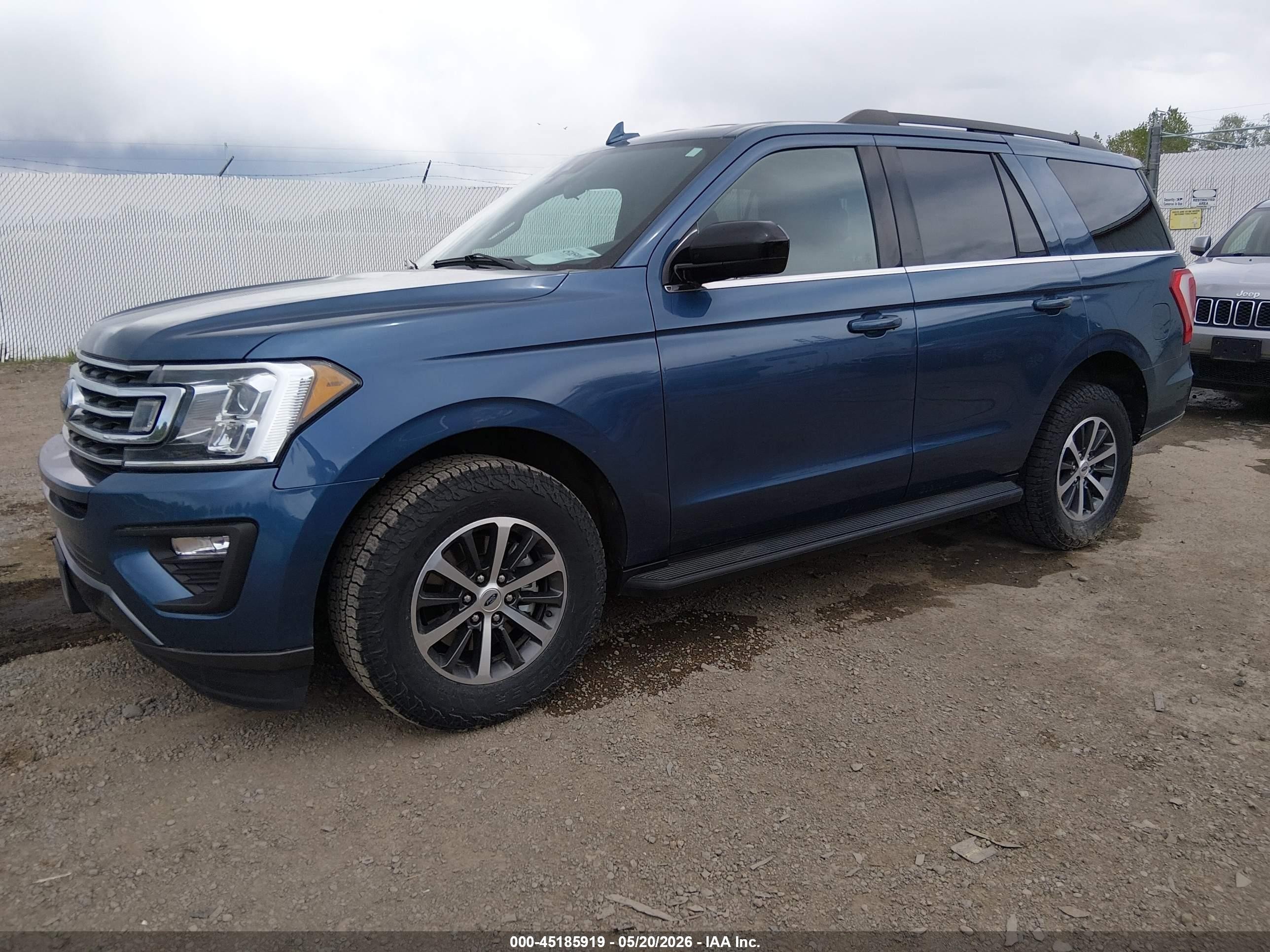 2020 Ford Expedition Xl Синий vin: 1FMJU1GT4LEA81943