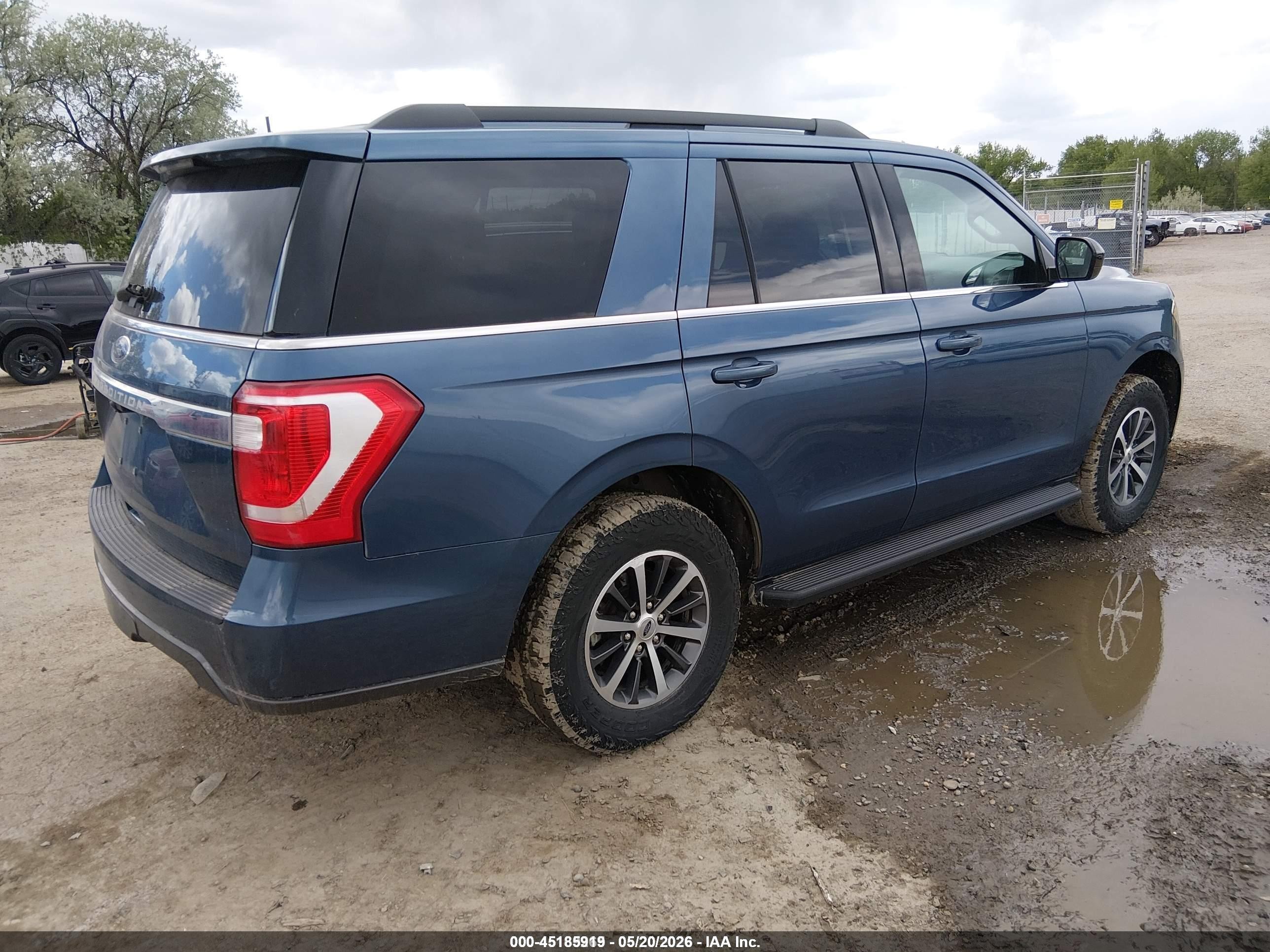 2020 Ford Expedition Xl Синий vin: 1FMJU1GT4LEA81943