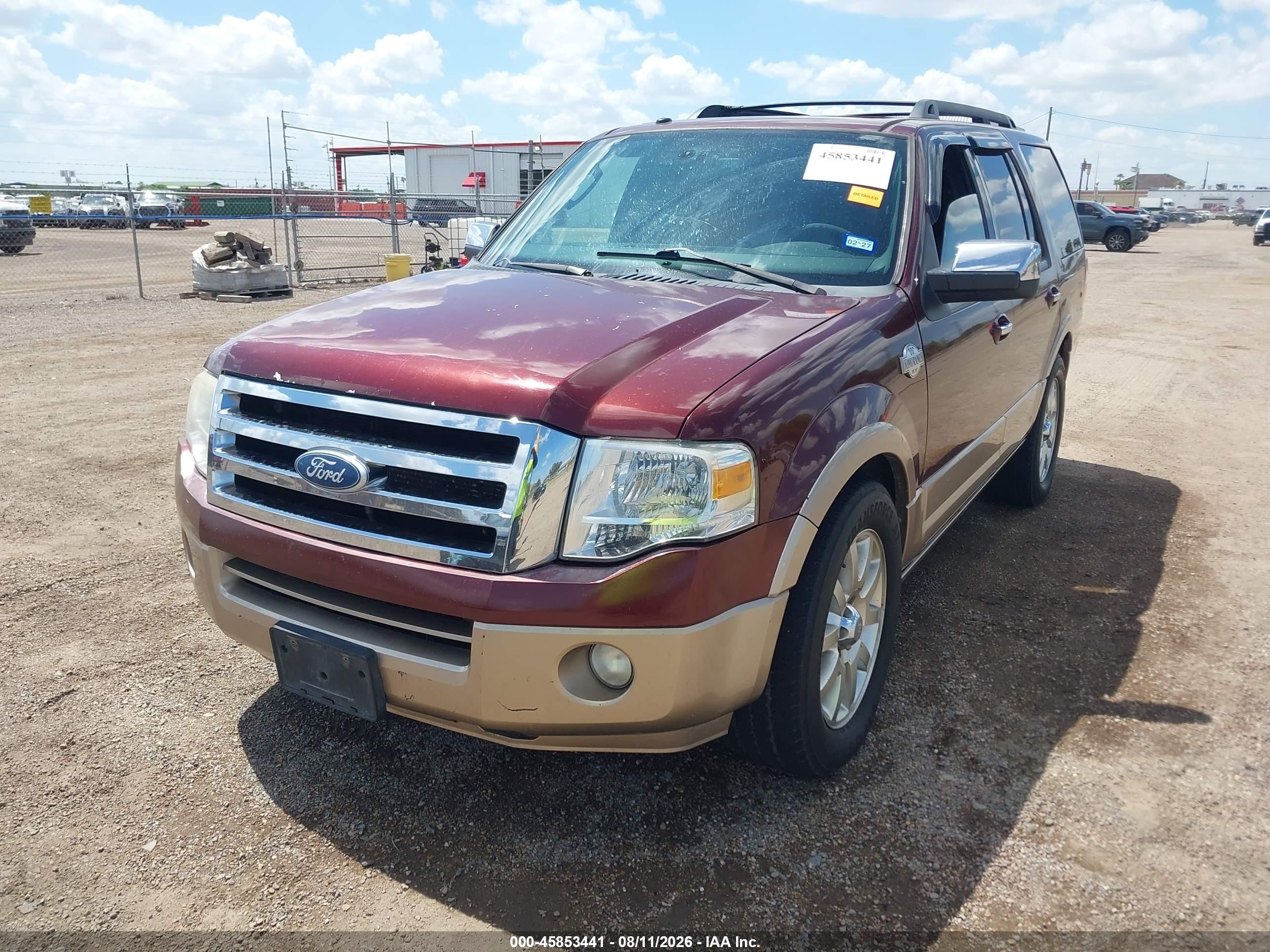 2011 Ford Expedition King Ranch Maroon vin: 1FMJU1H50BEF02426