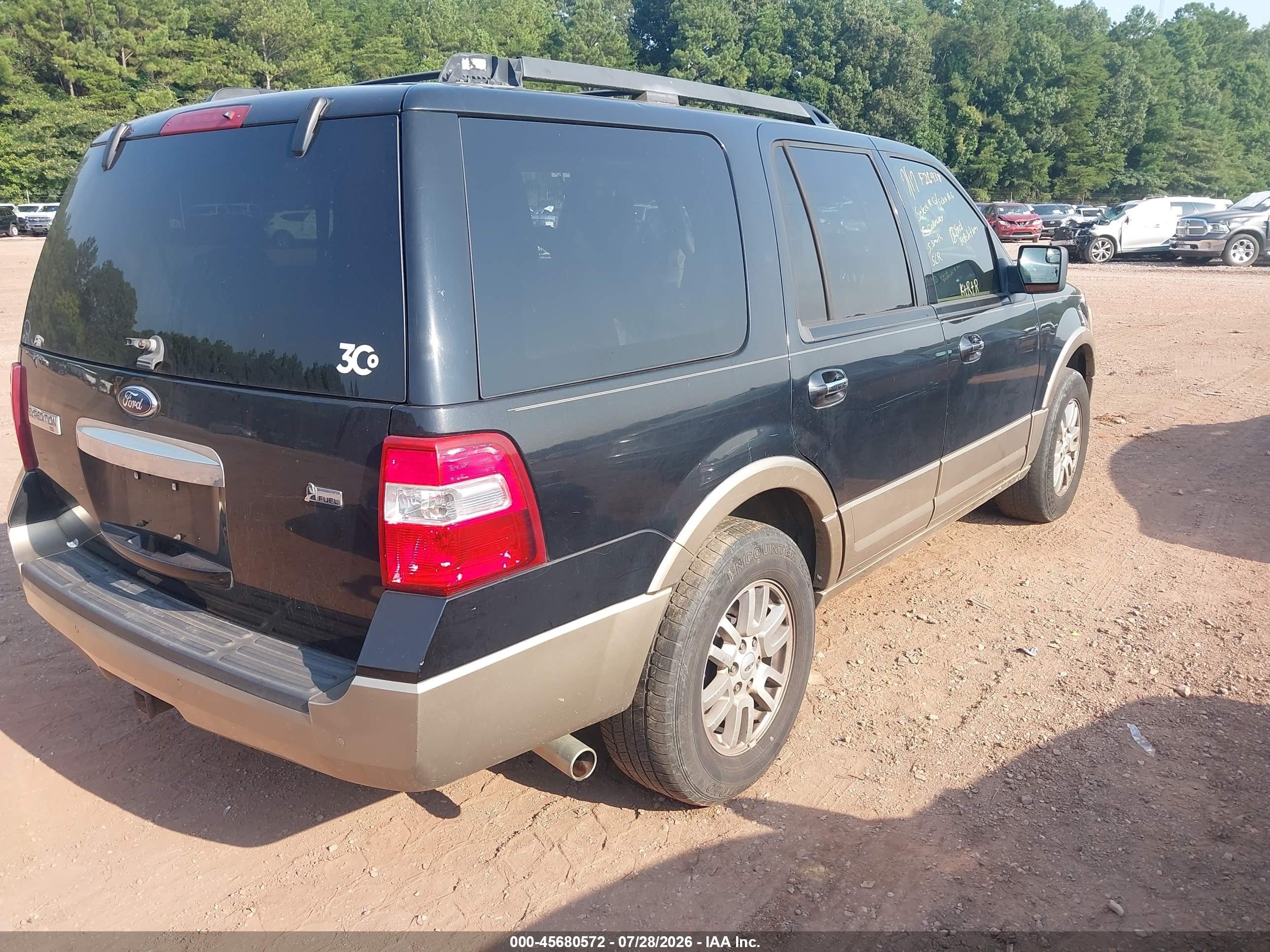 2013 Ford Expedition Xlt Black vin: 1FMJU1H50DEF26938