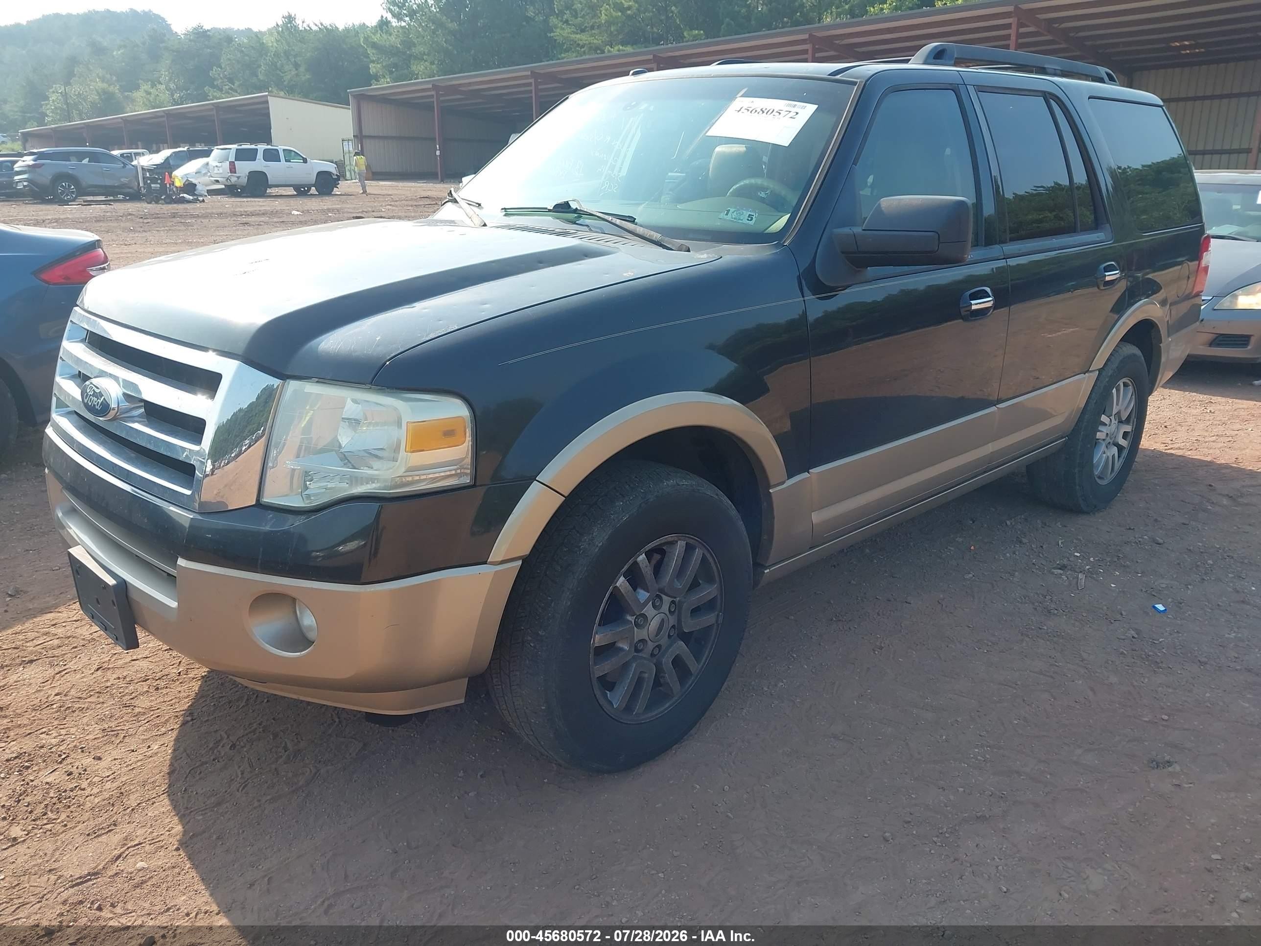 2013 Ford Expedition Xlt Black vin: 1FMJU1H50DEF26938