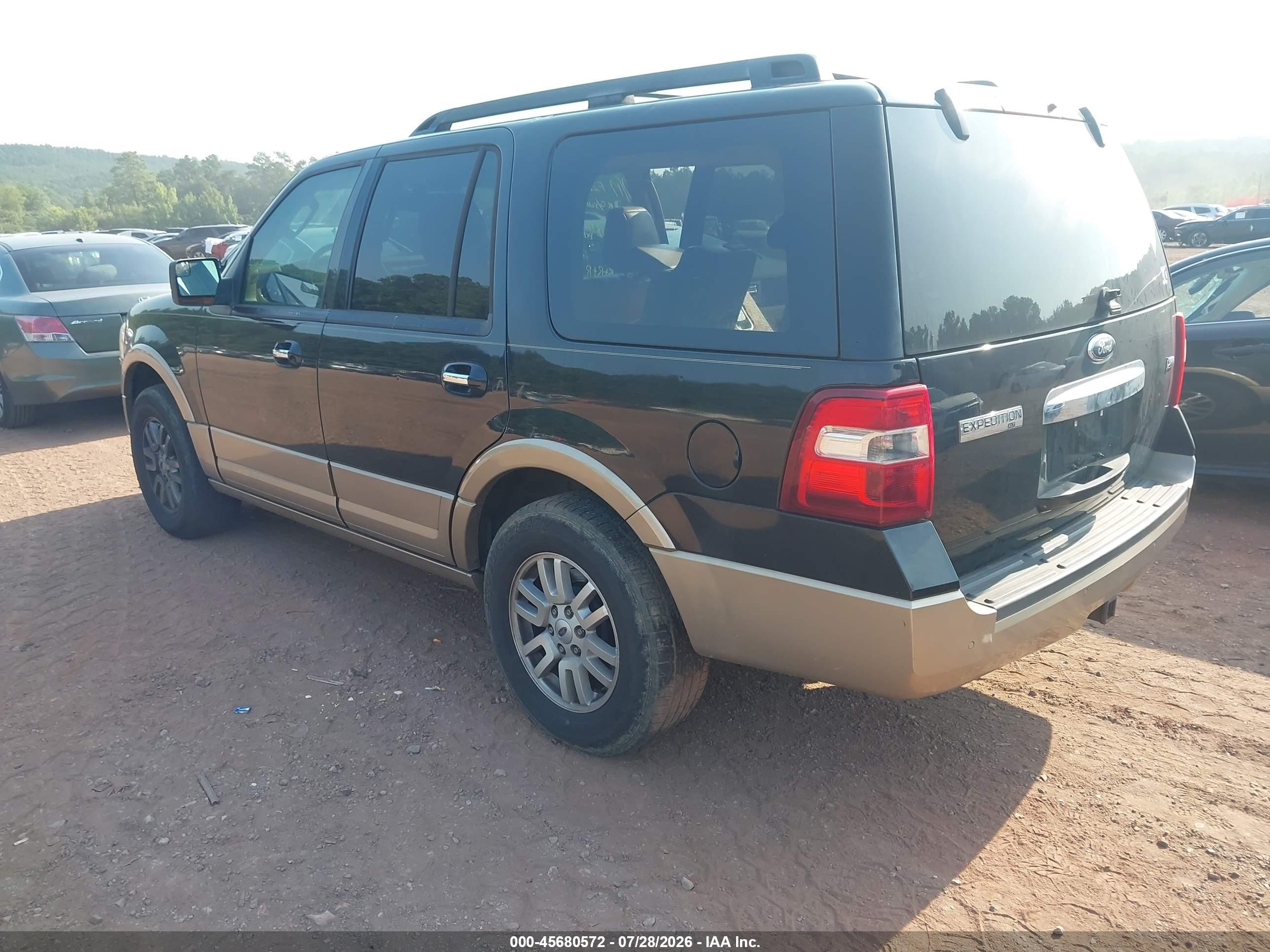 2013 Ford Expedition Xlt Black vin: 1FMJU1H50DEF26938