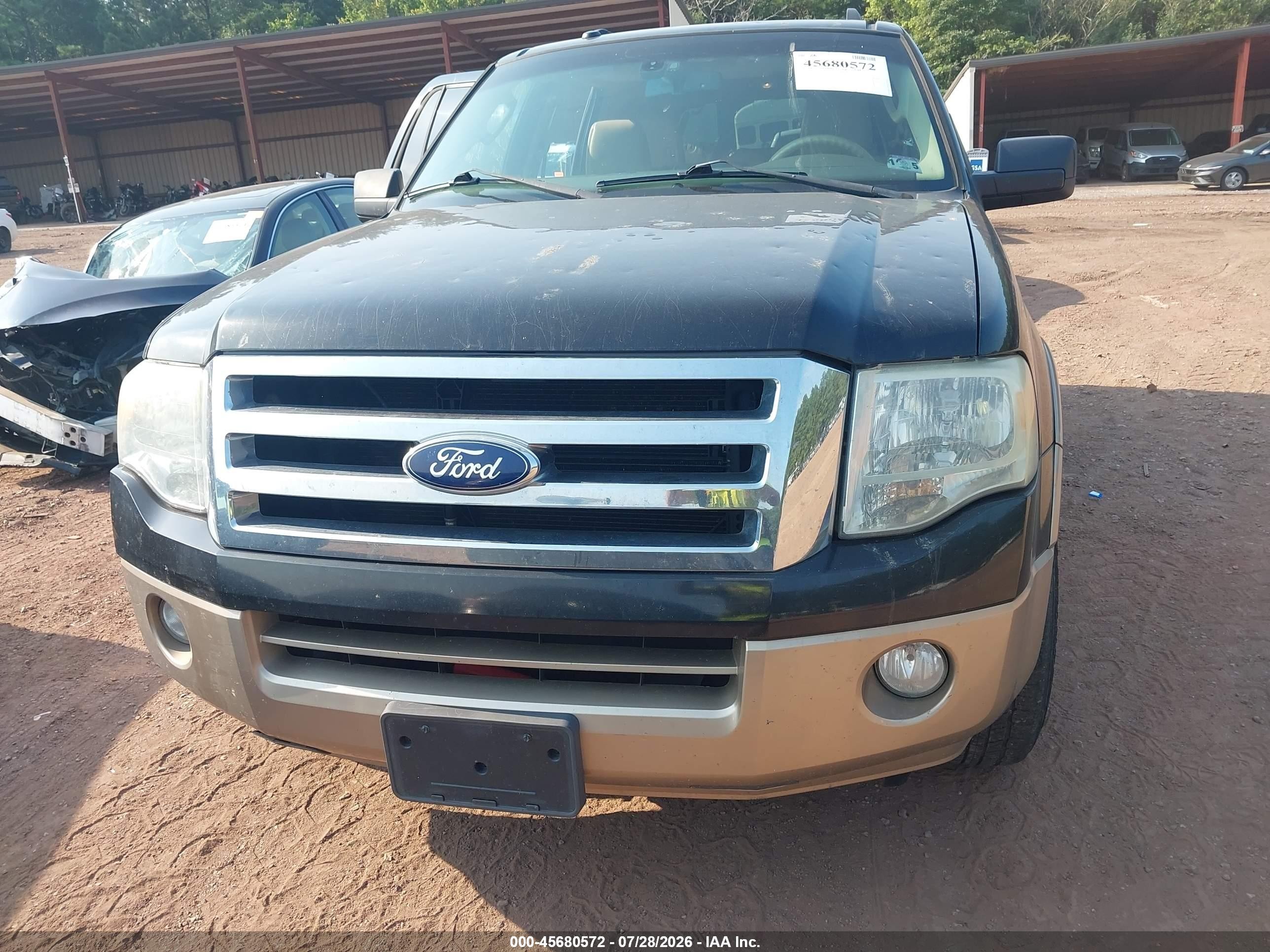 2013 Ford Expedition Xlt Black vin: 1FMJU1H50DEF26938