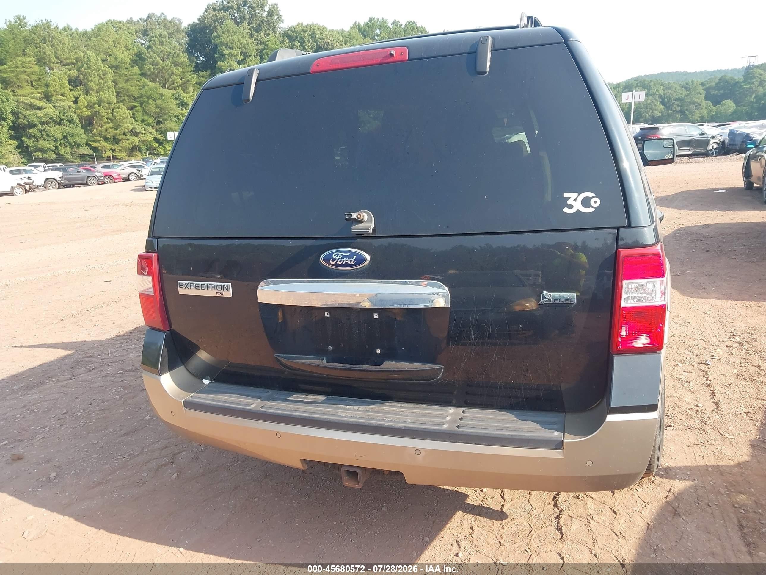 2013 Ford Expedition Xlt Black vin: 1FMJU1H50DEF26938
