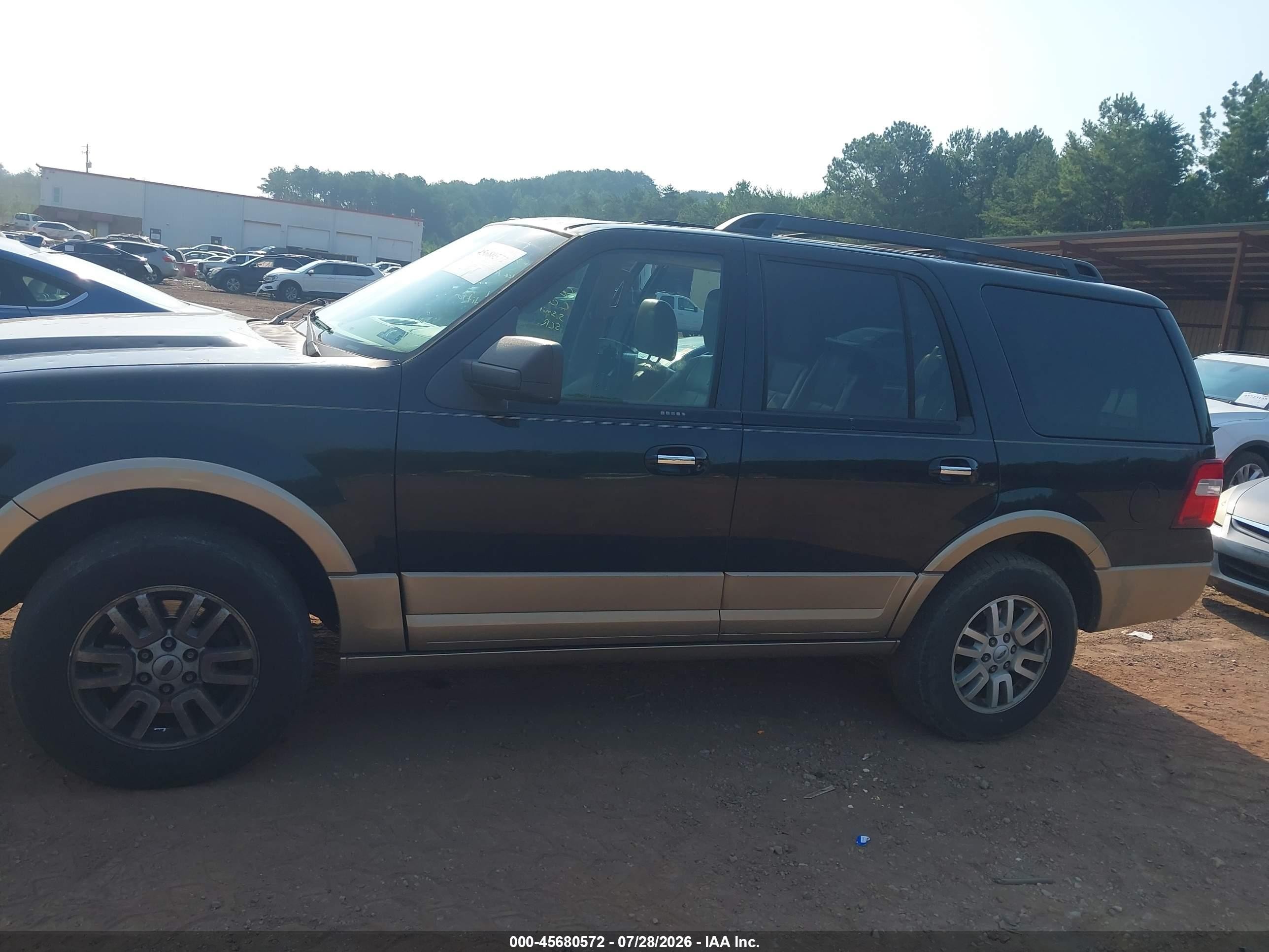 2013 Ford Expedition Xlt Black vin: 1FMJU1H50DEF26938