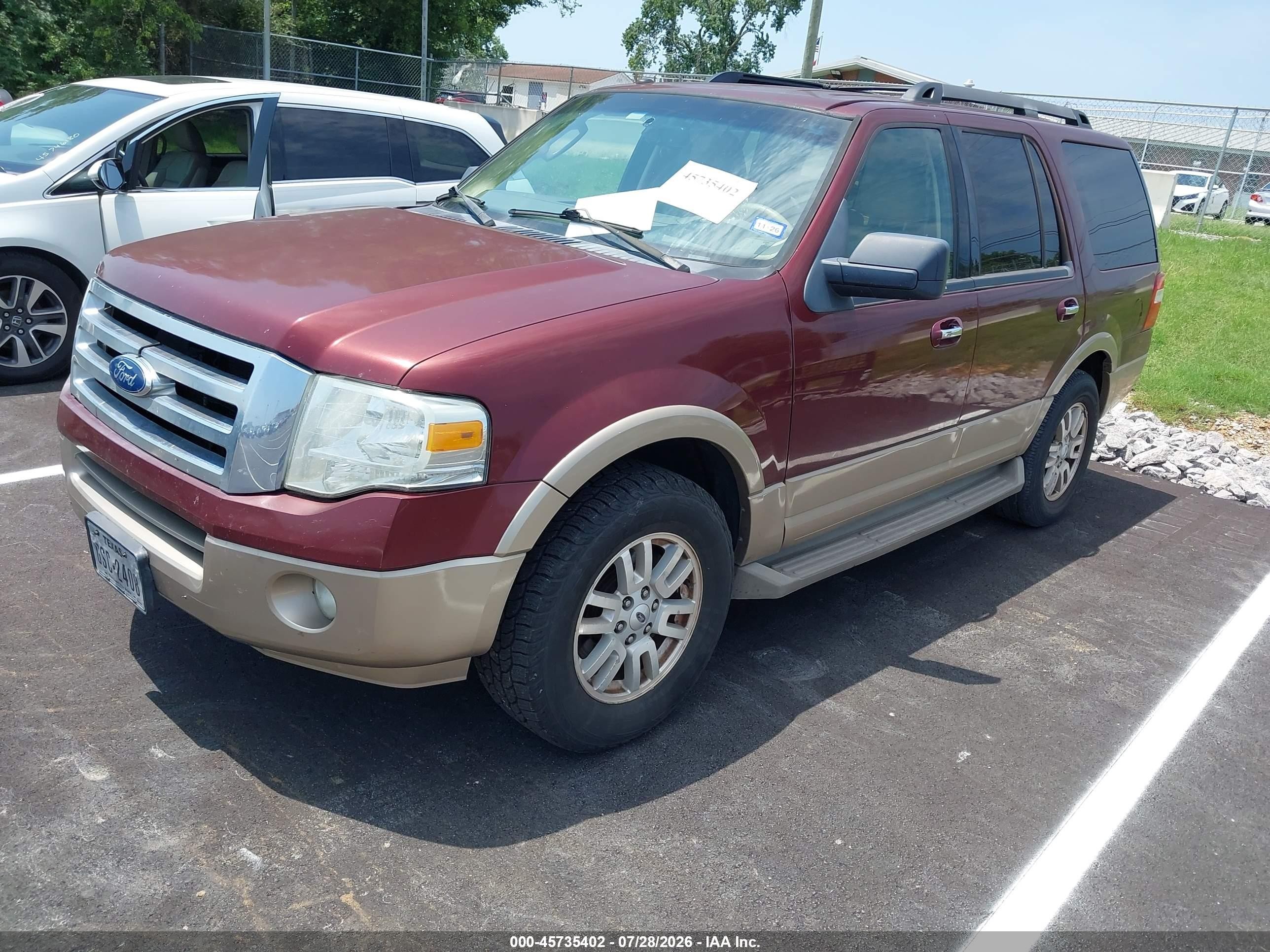 2012 Ford Expedition Xlt Red vin: 1FMJU1H51CEF21052