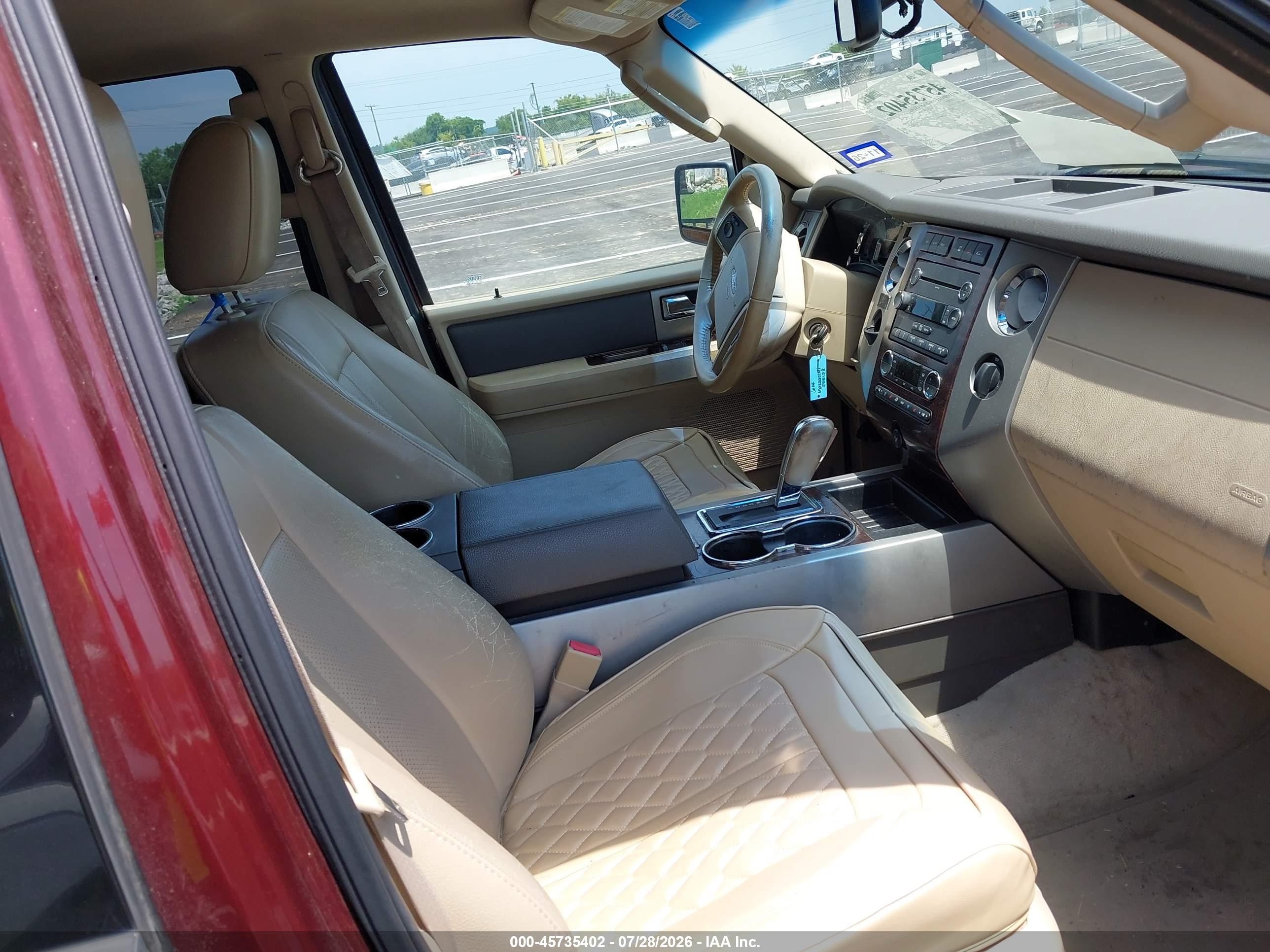 2012 Ford Expedition Xlt Red vin: 1FMJU1H51CEF21052