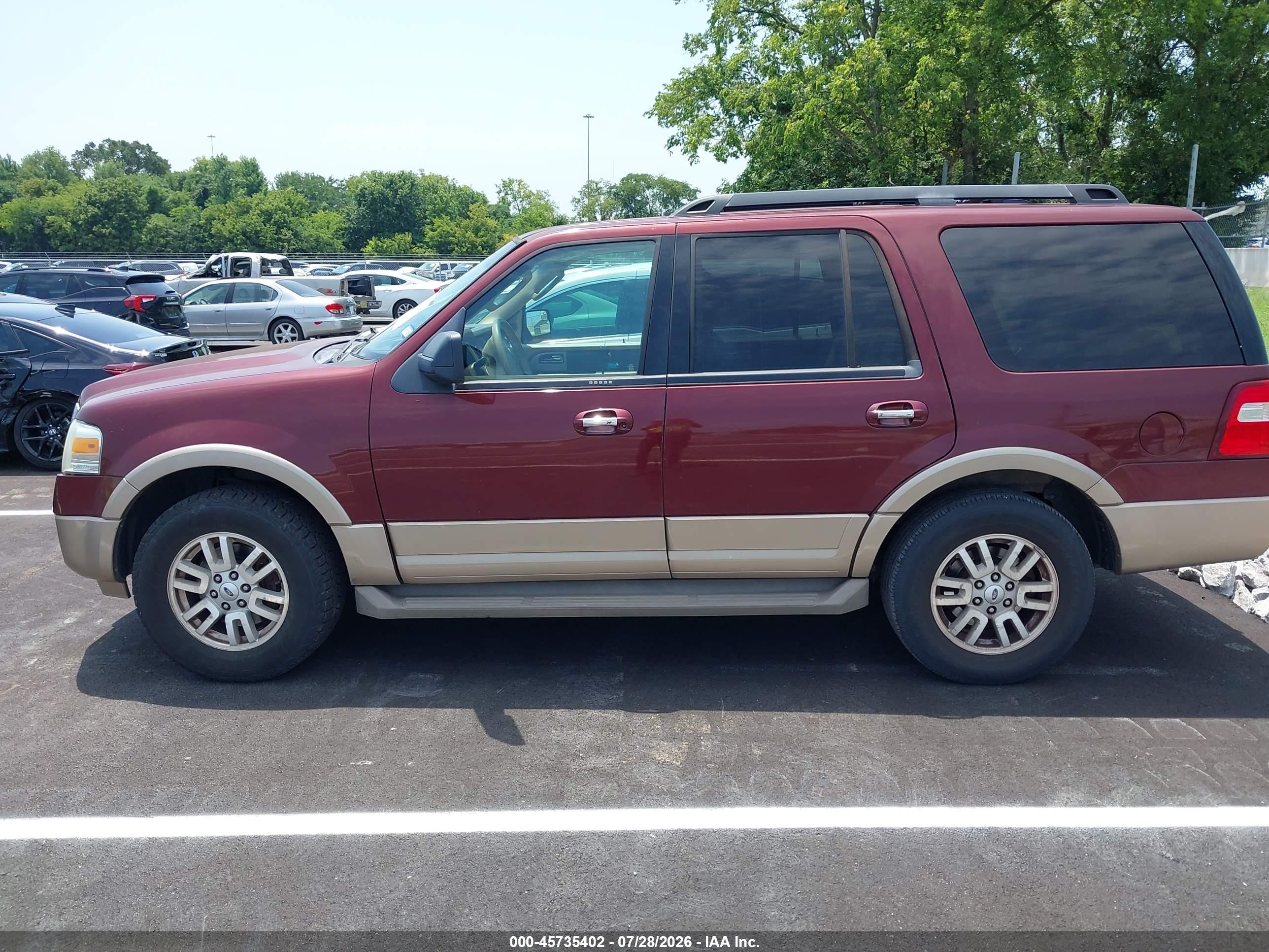 2012 Ford Expedition Xlt Red vin: 1FMJU1H51CEF21052