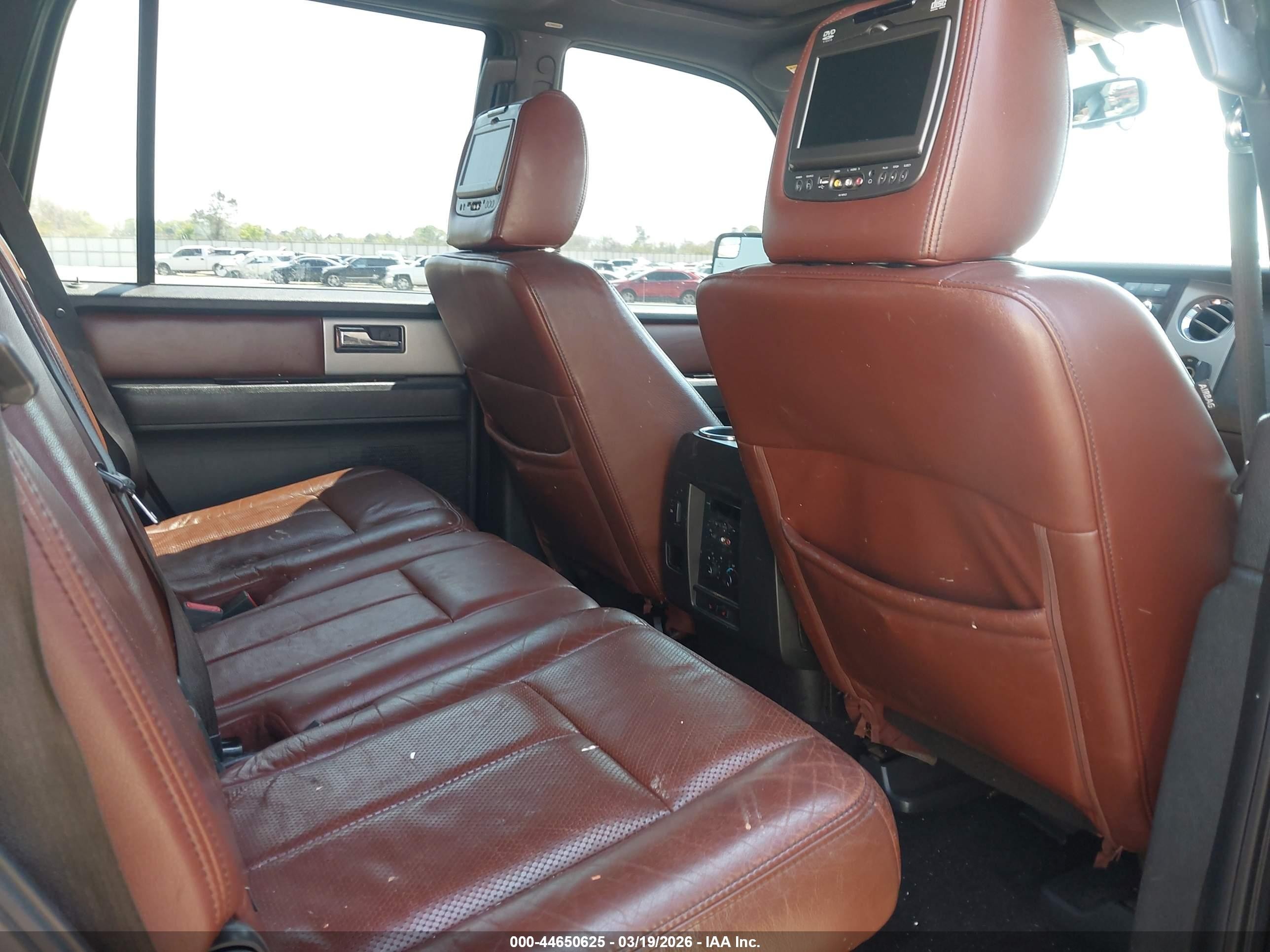 2013 Ford Expedition King Ranch Black vin: 1FMJU1H51DEF23109