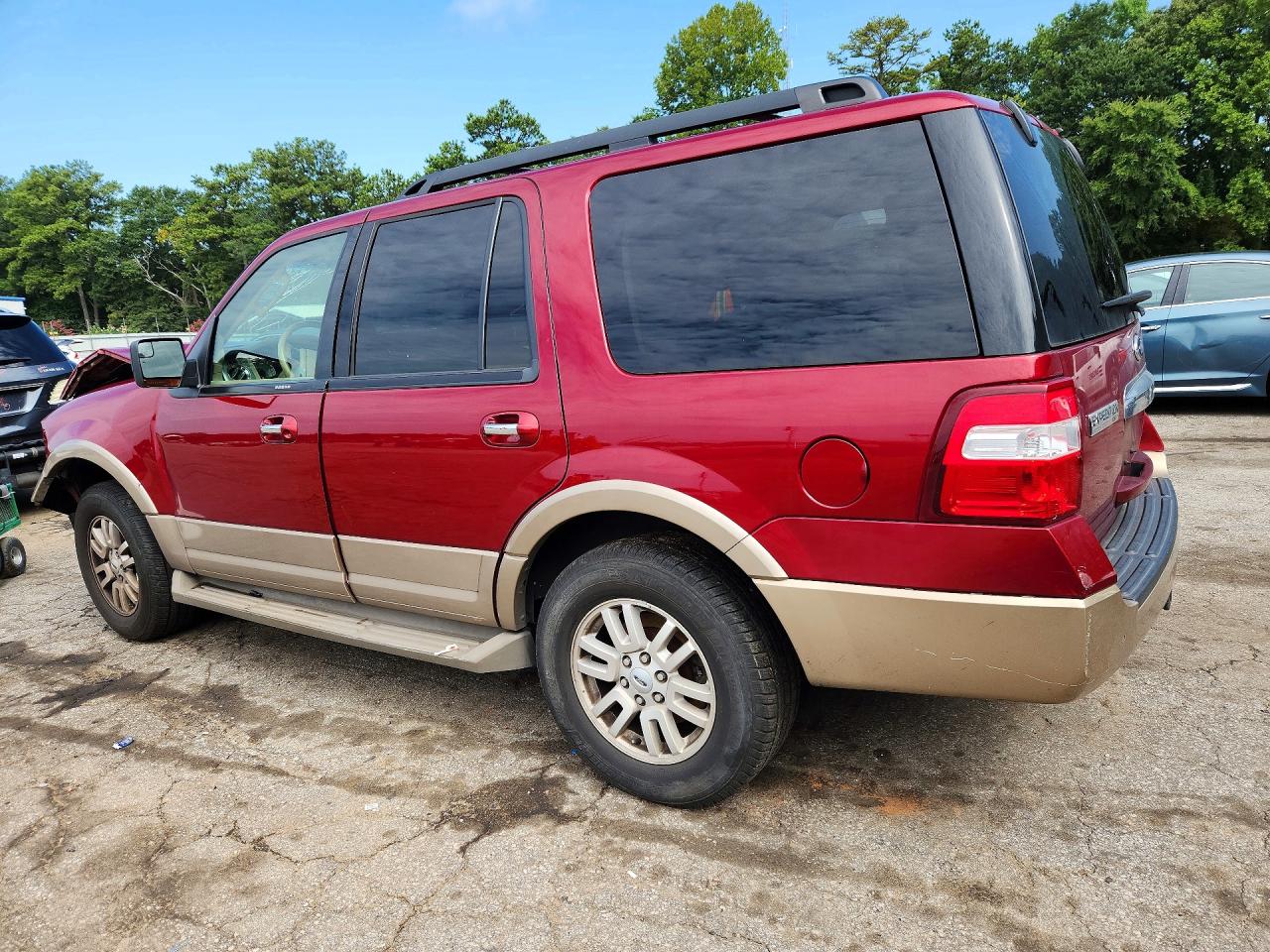 2014 Ford Expedition El Limited Red vin: 1FMJU1H51EEF21393