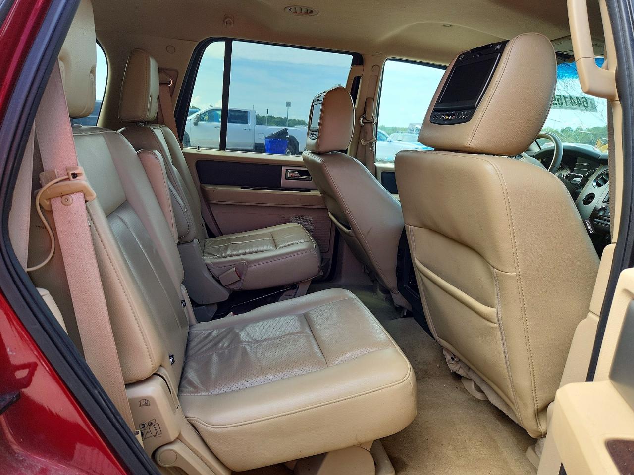 2014 Ford Expedition El Limited Red vin: 1FMJU1H51EEF21393