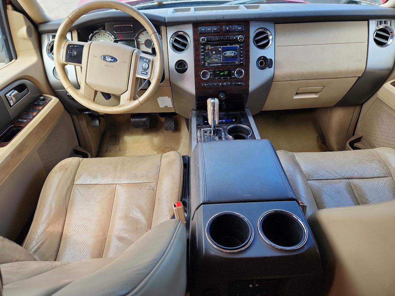 2014 Ford Expedition El Limited Red vin: 1FMJU1H51EEF21393