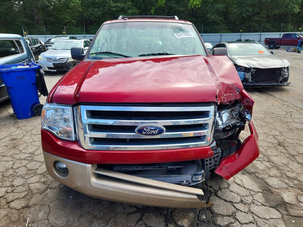 2014 Ford Expedition El Limited Red vin: 1FMJU1H51EEF21393