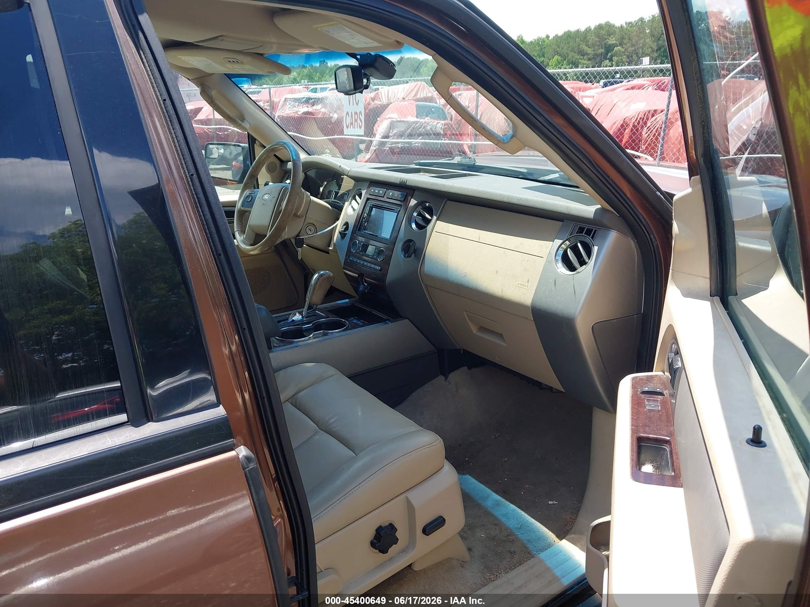 2012 Ford Expedition King Ranch/xlt Brown vin: 1FMJU1H52CEF29614