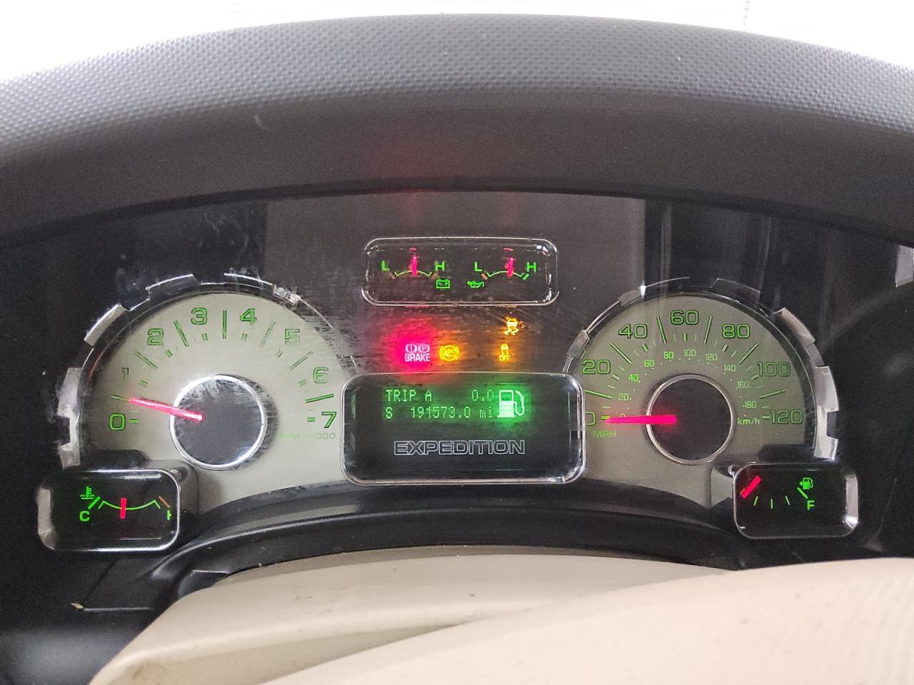 2013 Ford Expedition Xlt/king Ranch Black vin: 1FMJU1H52DEF14709 Damage: Warning Light - Abs, On, Unacceptable