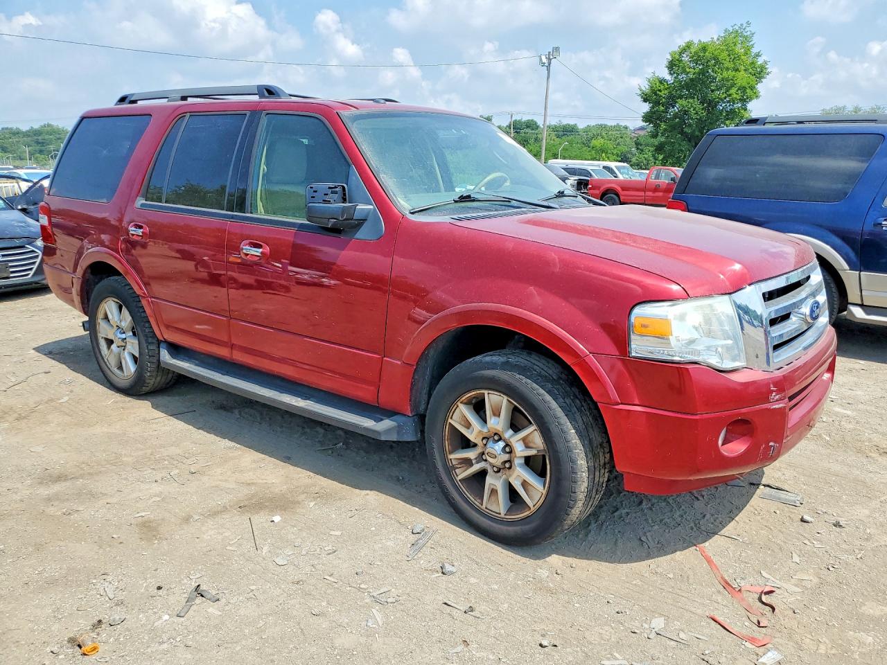 2013 Ford Expedition Xlt Burgundy vin: 1FMJU1H52DEF66793