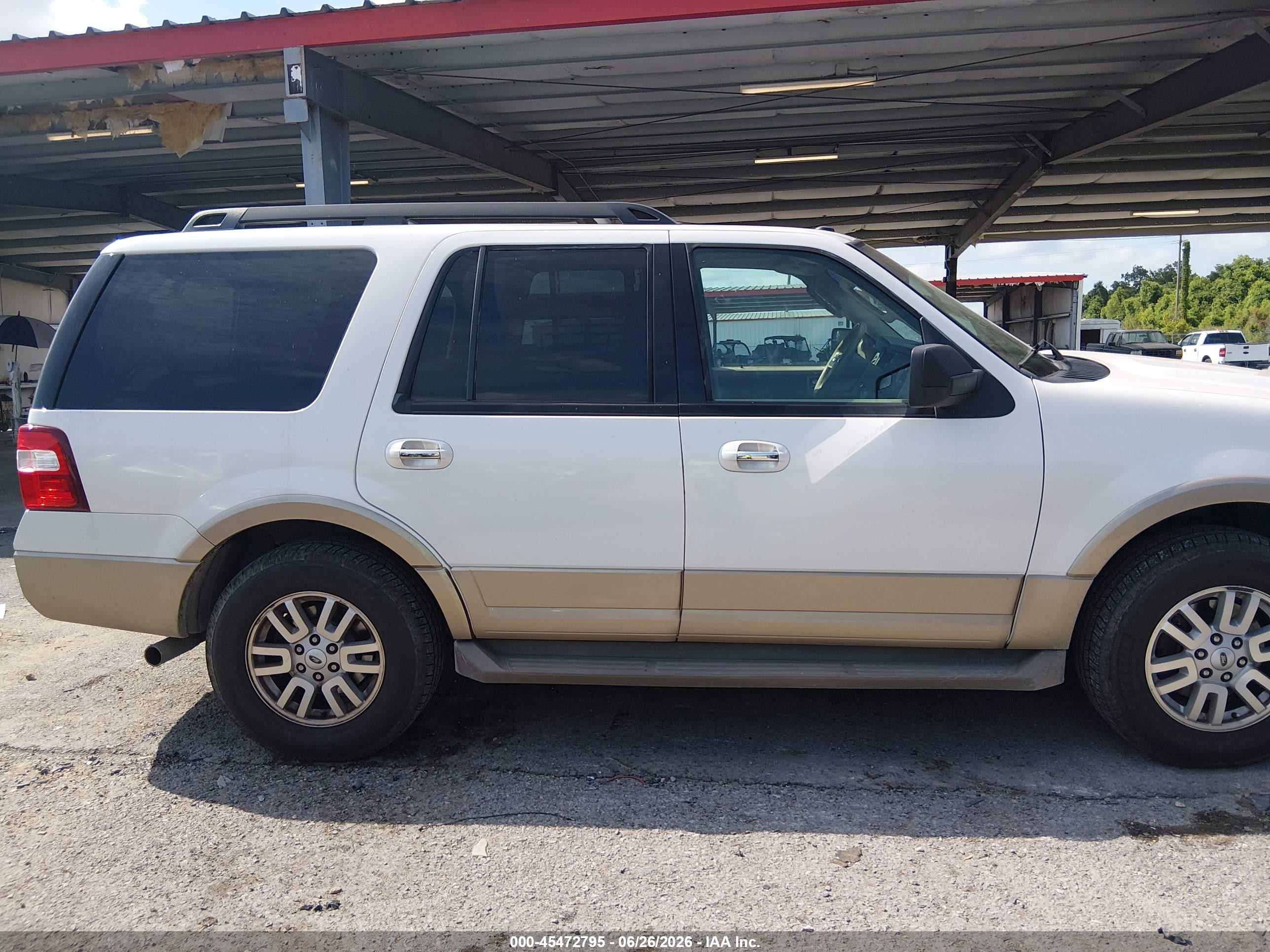 2012 Ford Expedition King Ranch/xlt White vin: 1FMJU1H54CEF09526