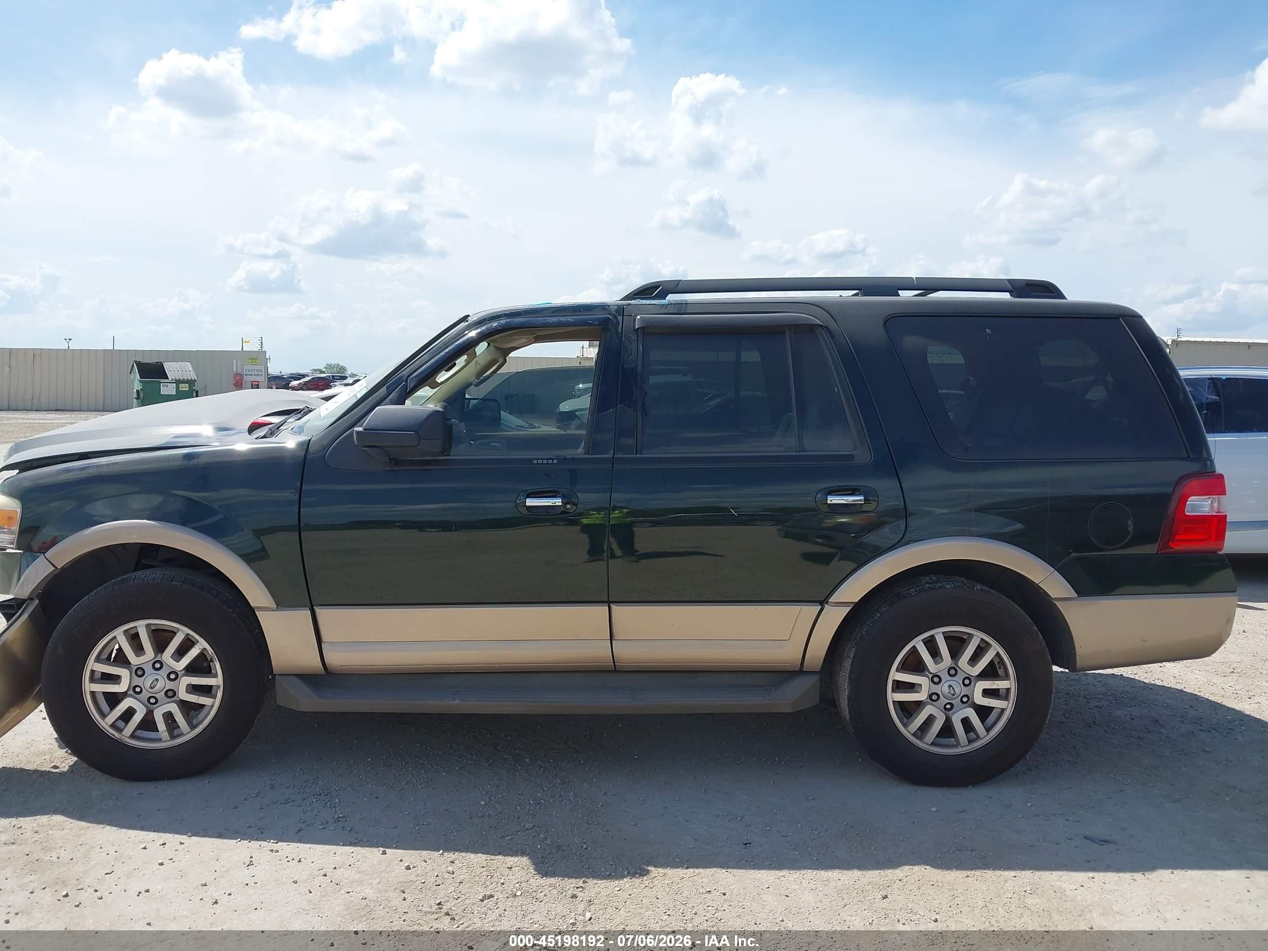 2013 Ford Expedition Xlt Green vin: 1FMJU1H55DEF42973