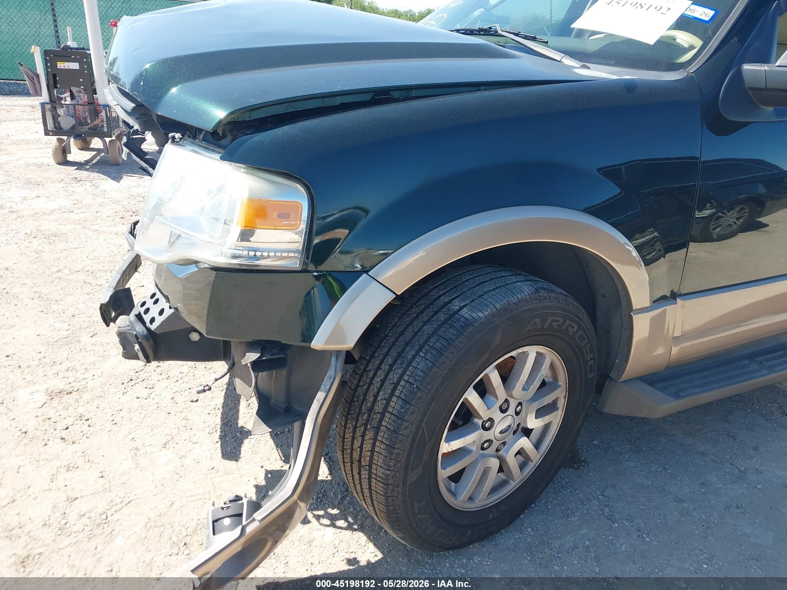 2013 Ford Expedition Xlt Green vin: 1FMJU1H55DEF42973