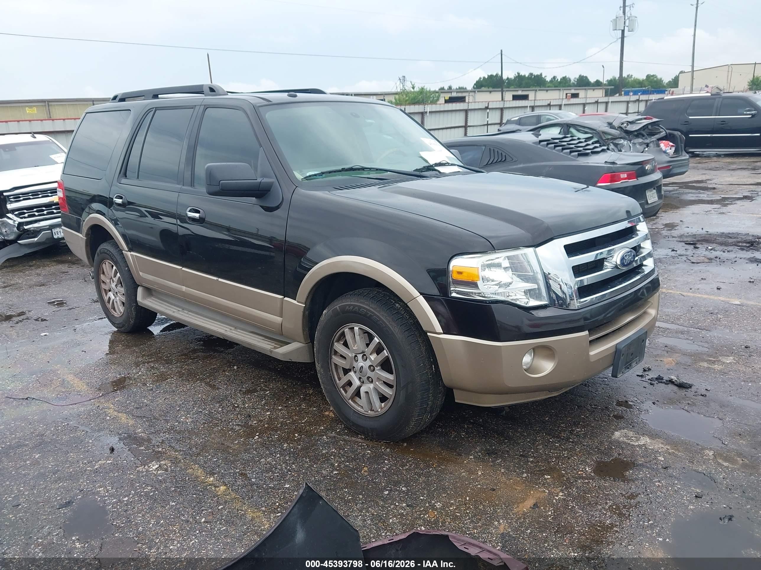 2014 Ford Expedition Xlt Black vin: 1FMJU1H55EEF06718