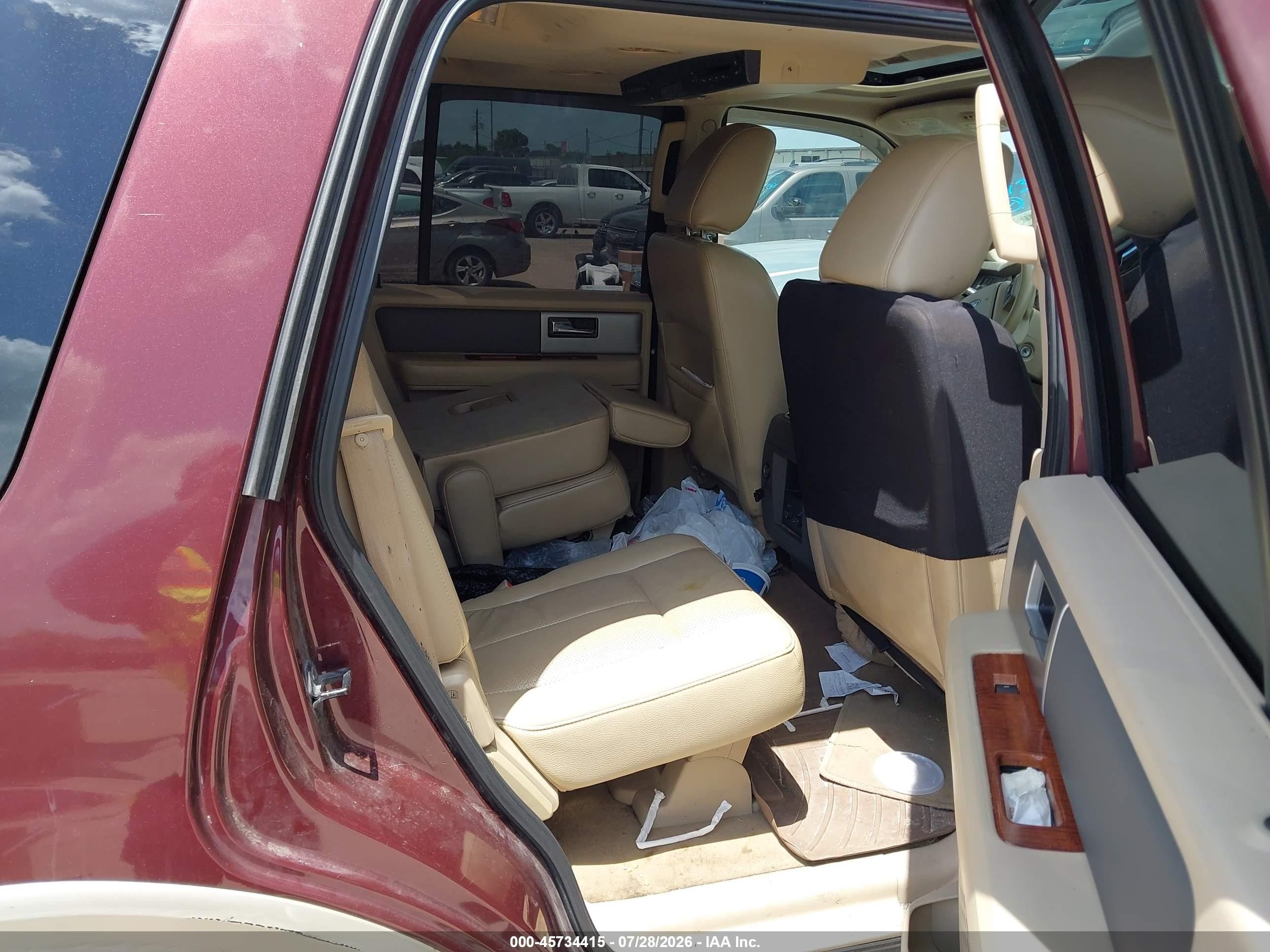 2010 Ford Expedition Eddie Bauer/king Ranch Maroon vin: 1FMJU1H56AEB56686