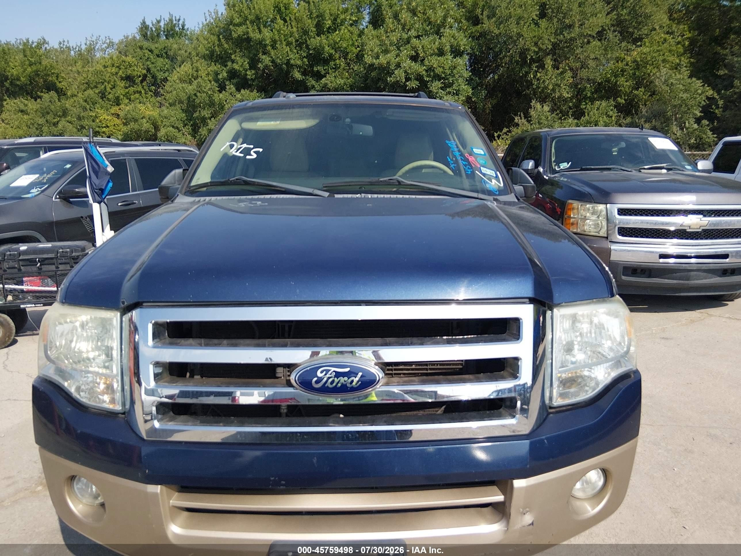 2014 Ford Expedition Xlt Синий vin: 1FMJU1H57EEF22970