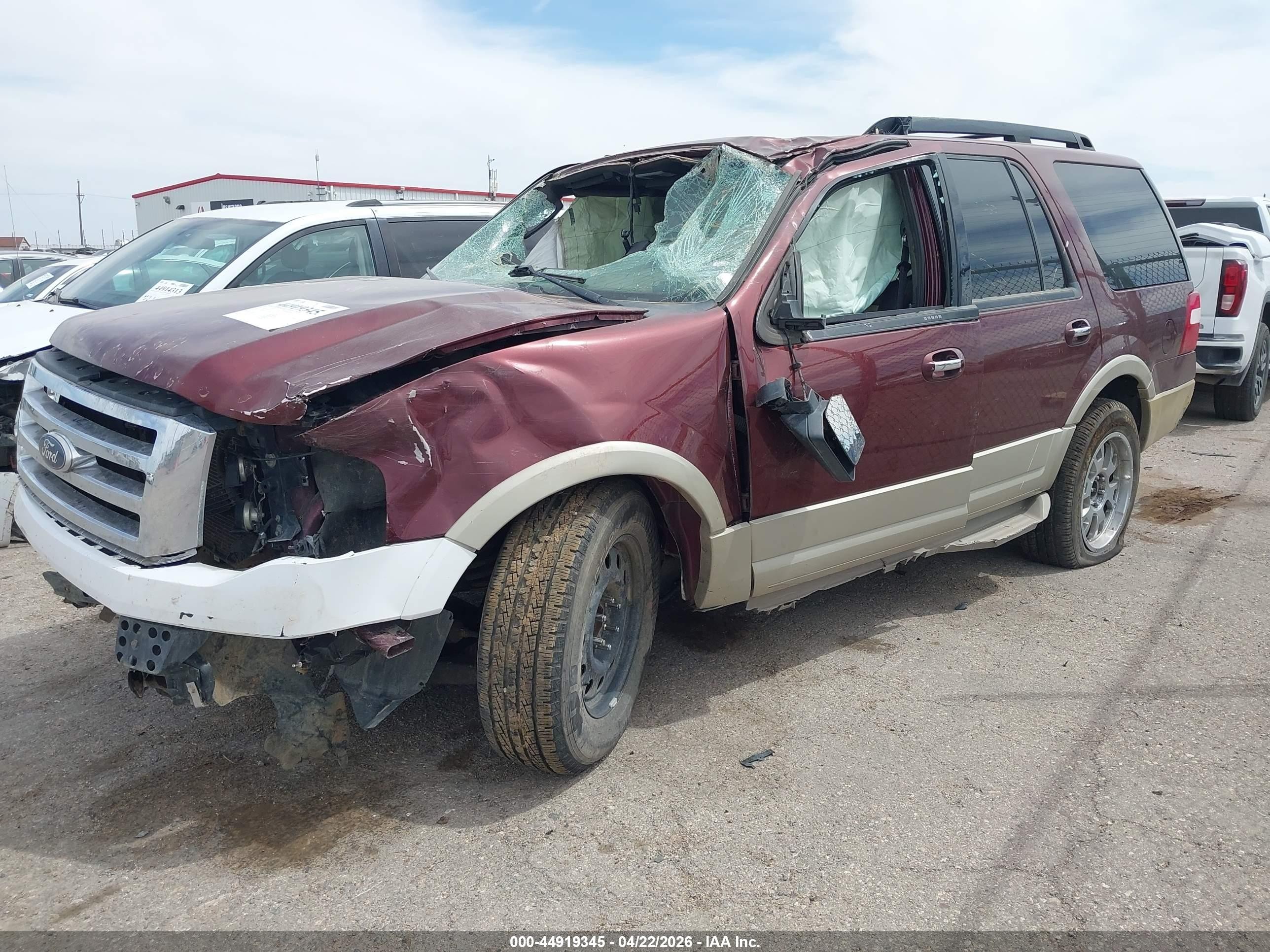 2010 Ford Expedition Eddie Bauer/king Ranch Maroon vin: 1FMJU1H58AEA71414