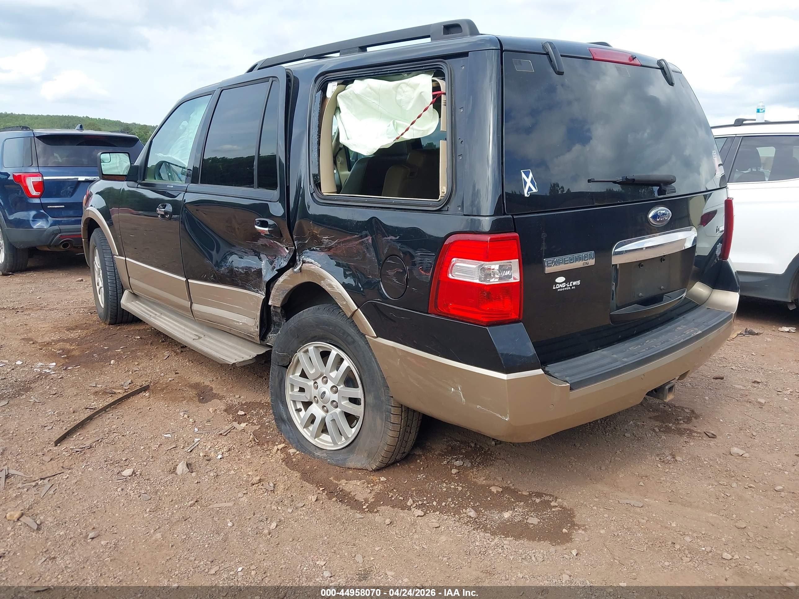 2012 Ford Expedition Xlt Black vin: 1FMJU1H58CEF14521