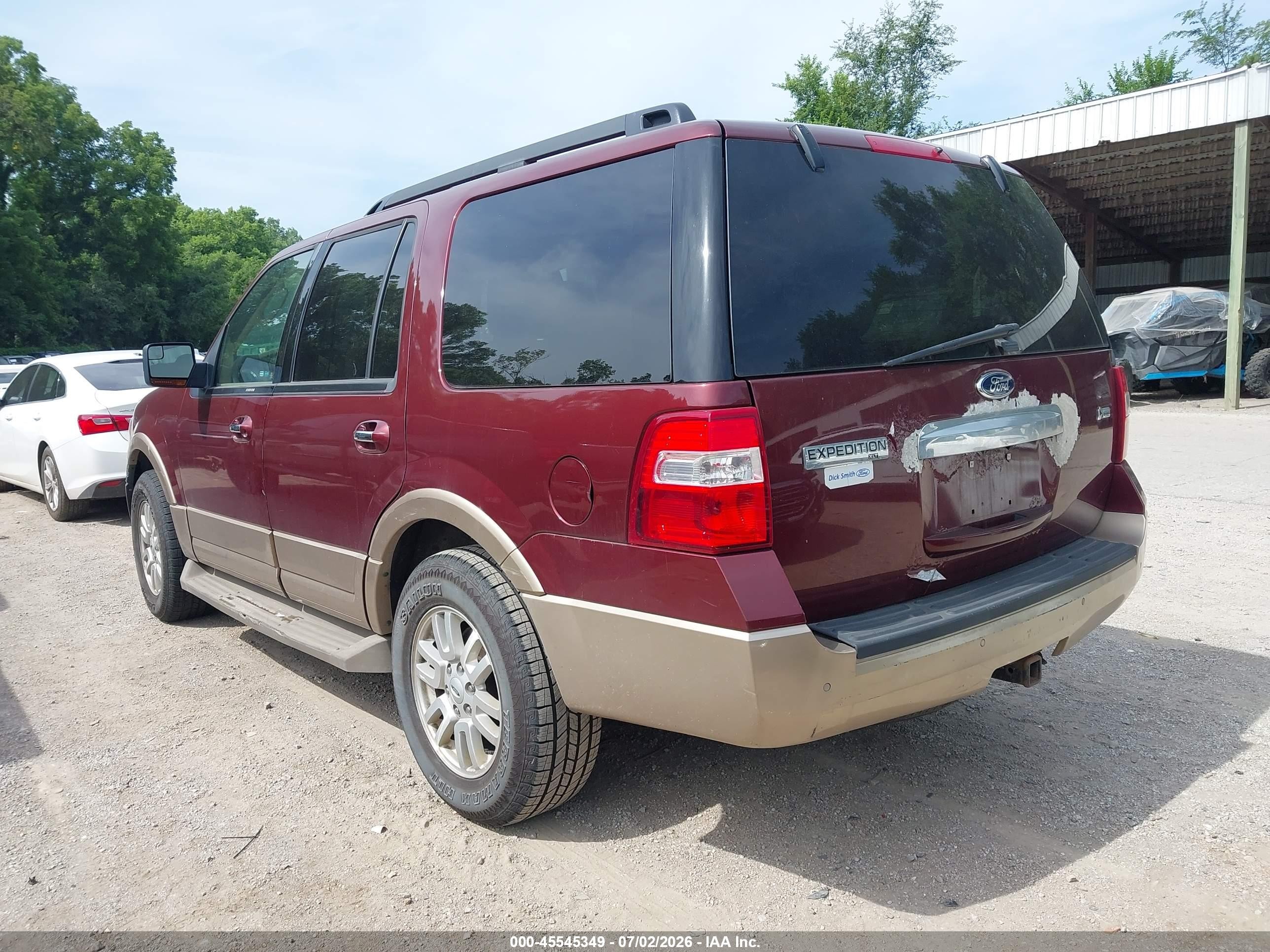 2013 Ford Expedition King Ranch/xlt Burgundy vin: 1FMJU1H58DEF01687