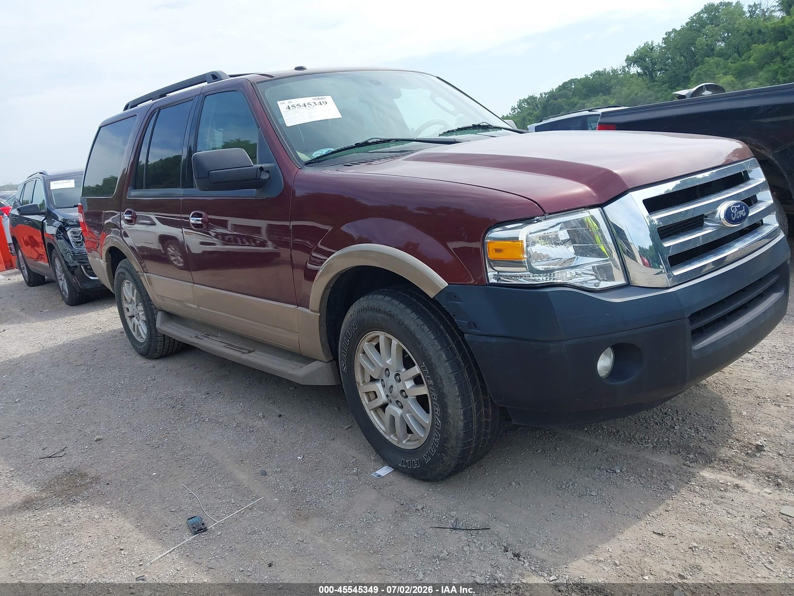 2013 Ford Expedition King Ranch/xlt Burgundy vin: 1FMJU1H58DEF01687