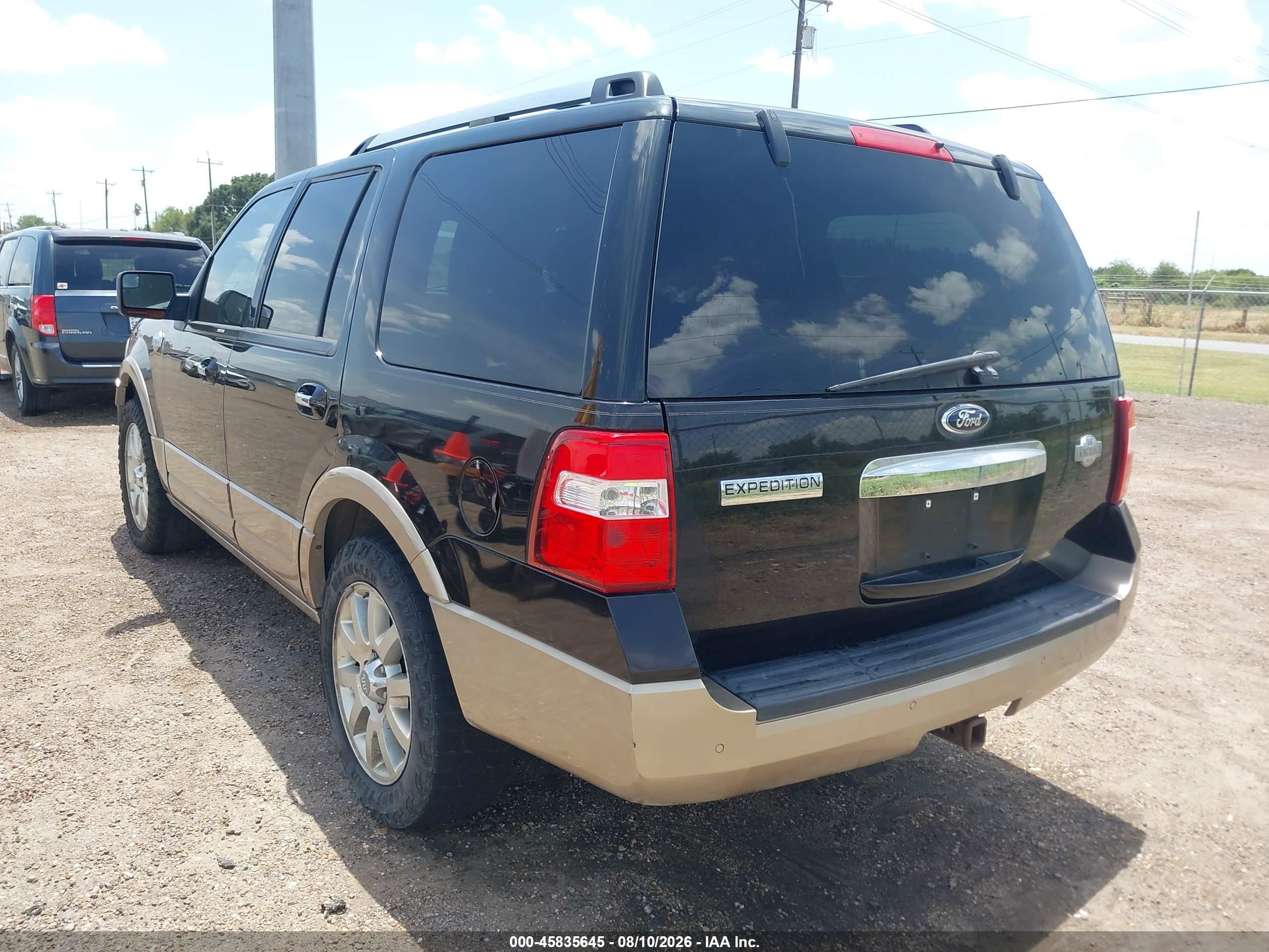 2013 Ford Expedition King Ranch Black vin: 1FMJU1H58DEF07926