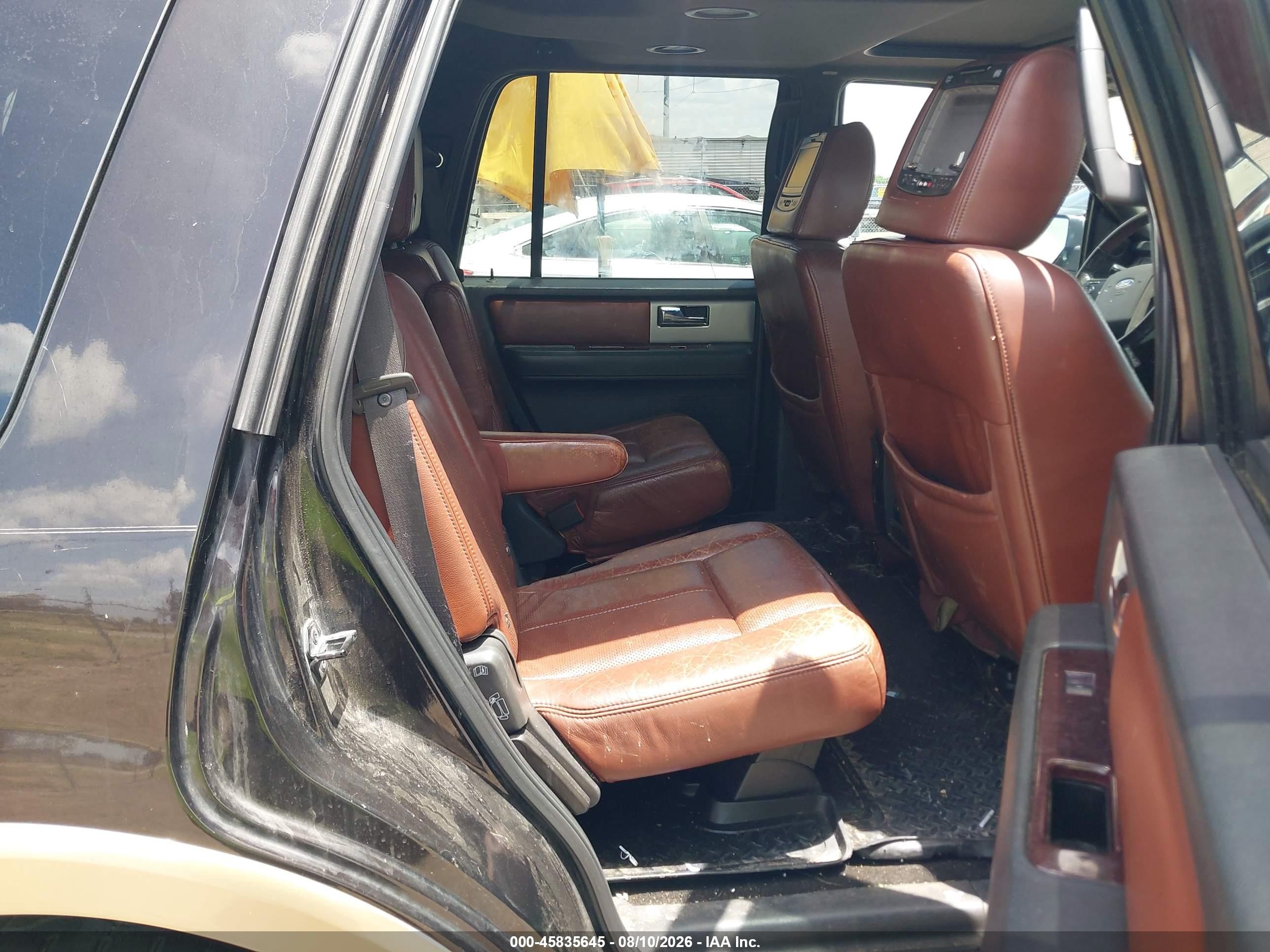 2013 Ford Expedition King Ranch Black vin: 1FMJU1H58DEF07926