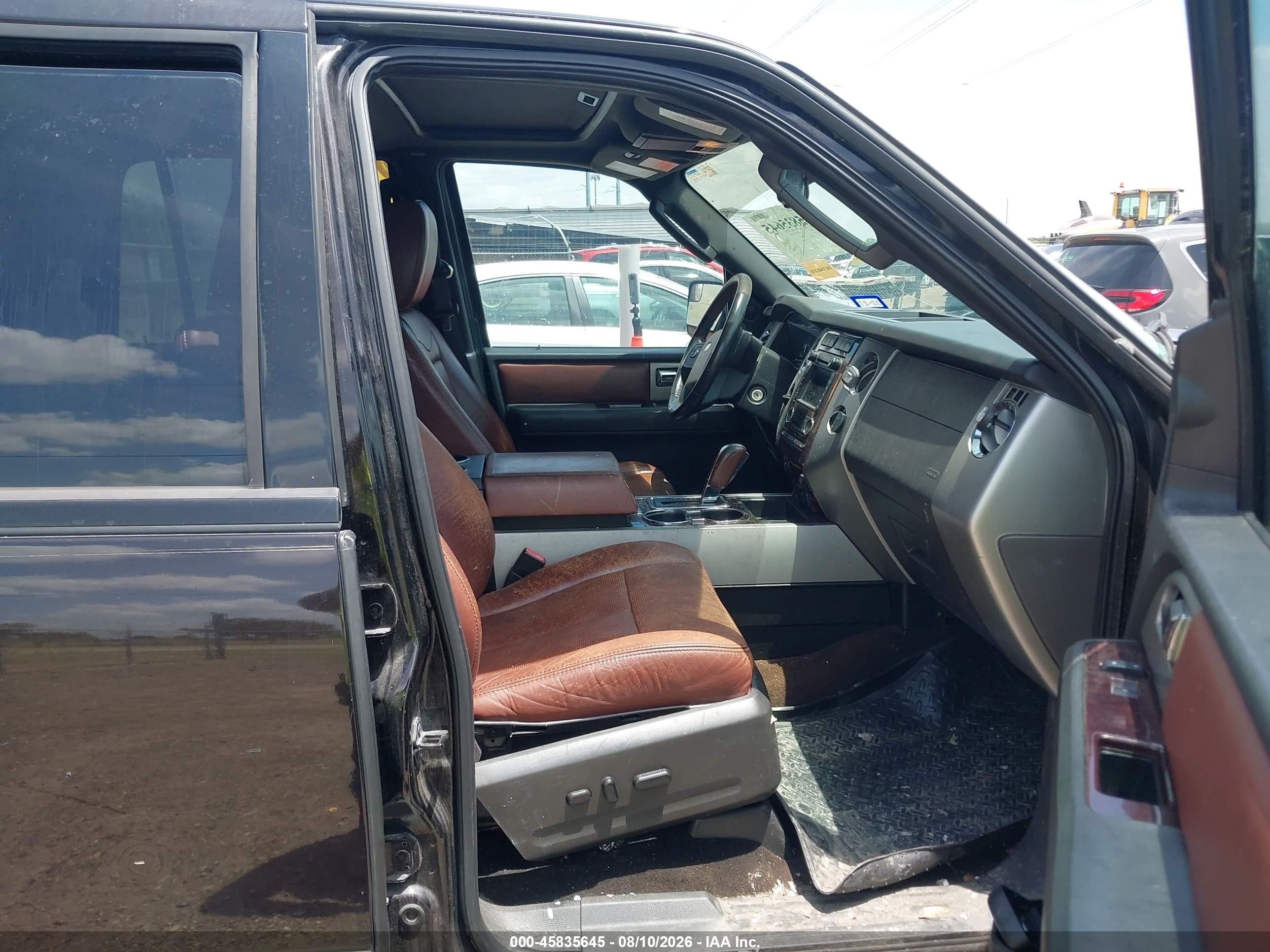 2013 Ford Expedition King Ranch Black vin: 1FMJU1H58DEF07926