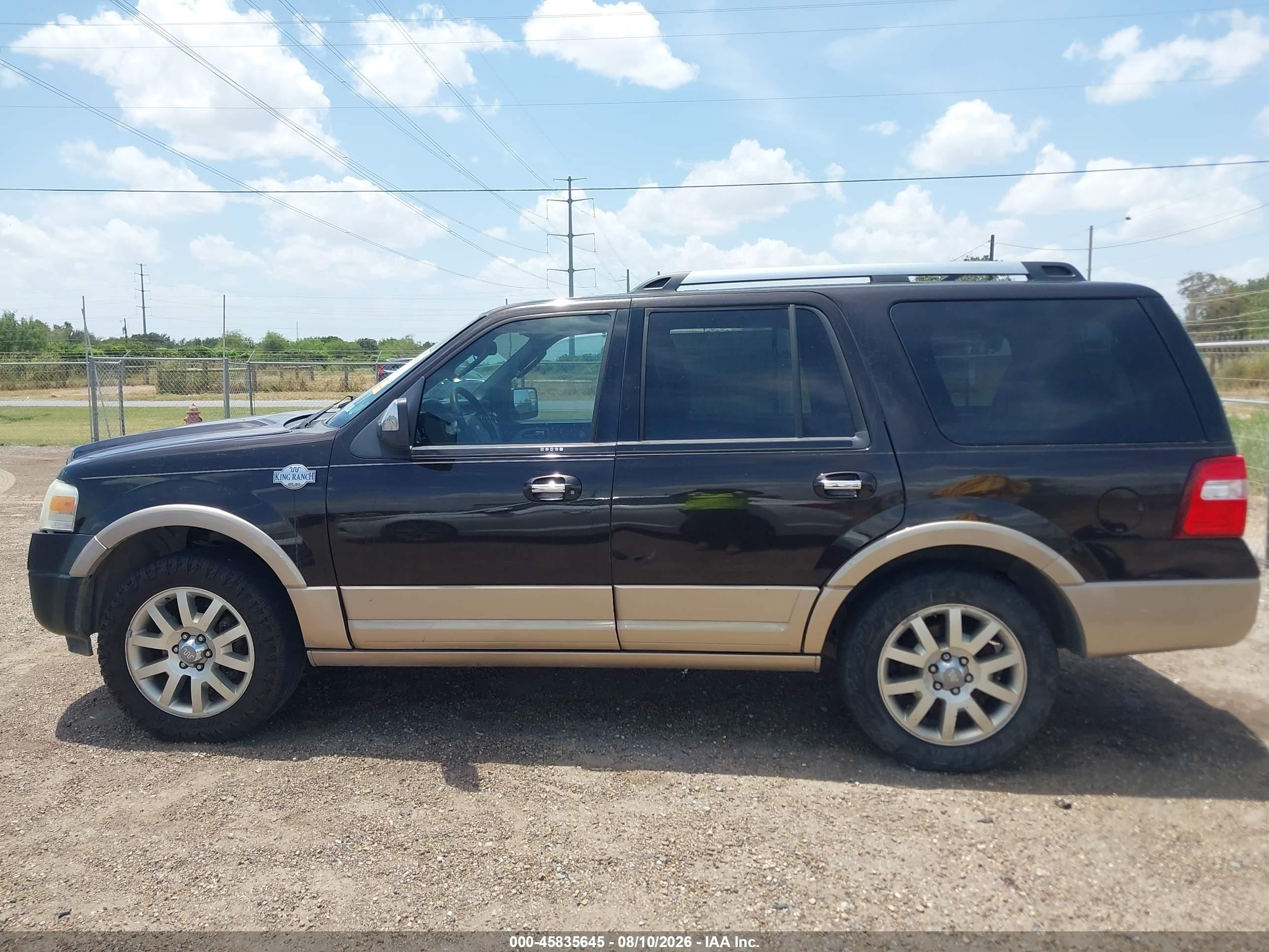 2013 Ford Expedition King Ranch Black vin: 1FMJU1H58DEF07926